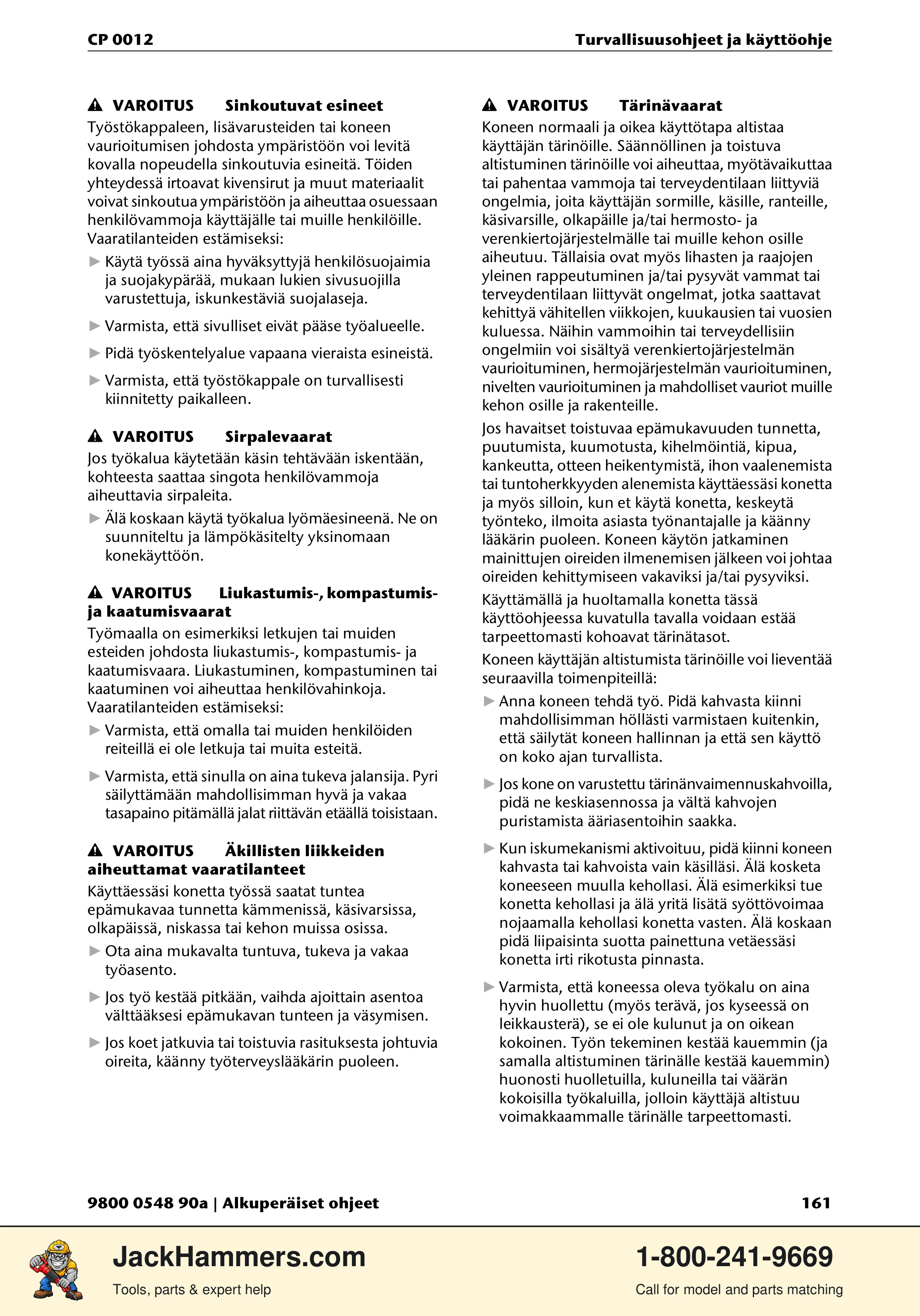 Chicago Pneumatic 0012 PDF page 161 of 224