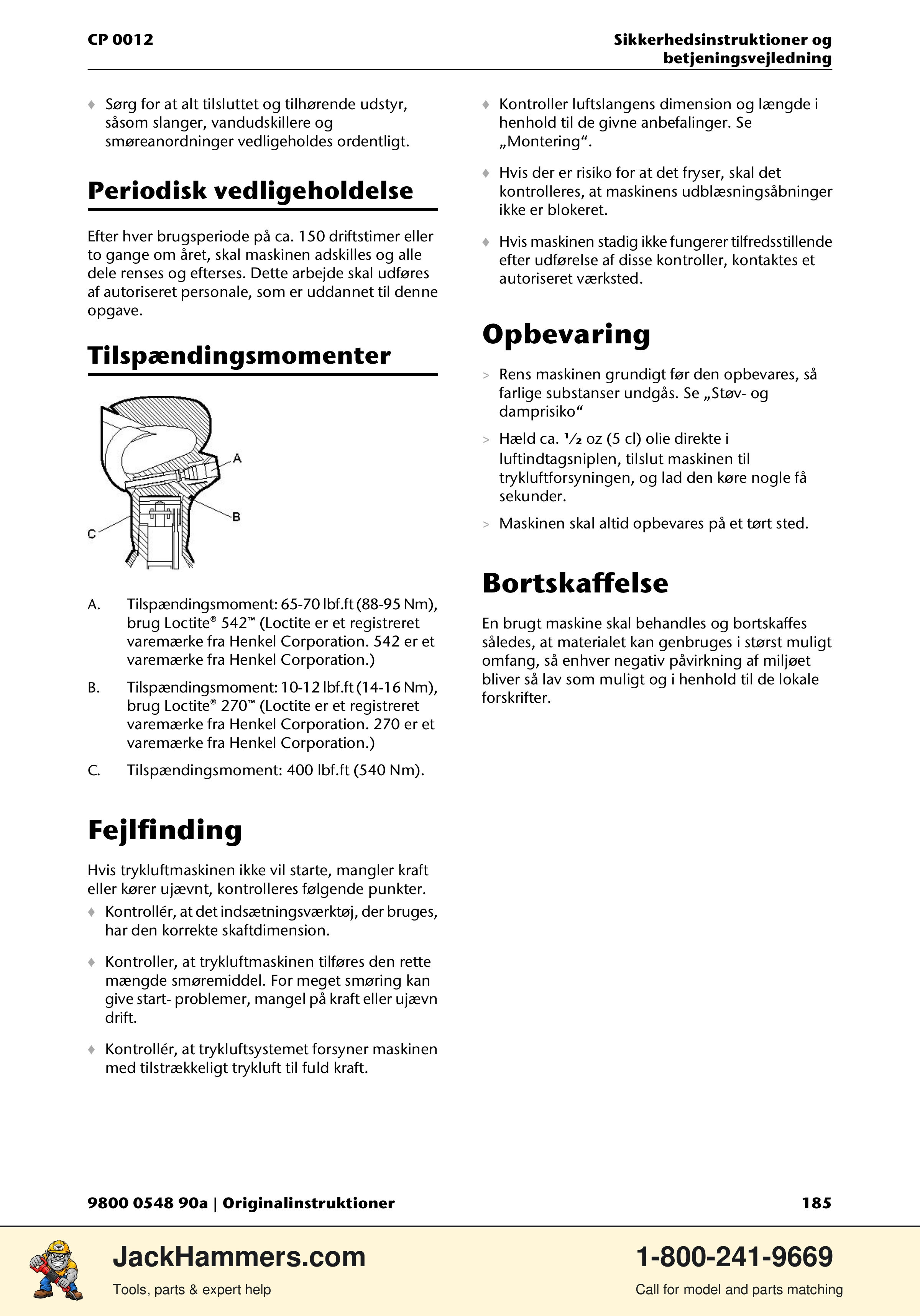 Chicago Pneumatic 0012 PDF page 185 of 224
