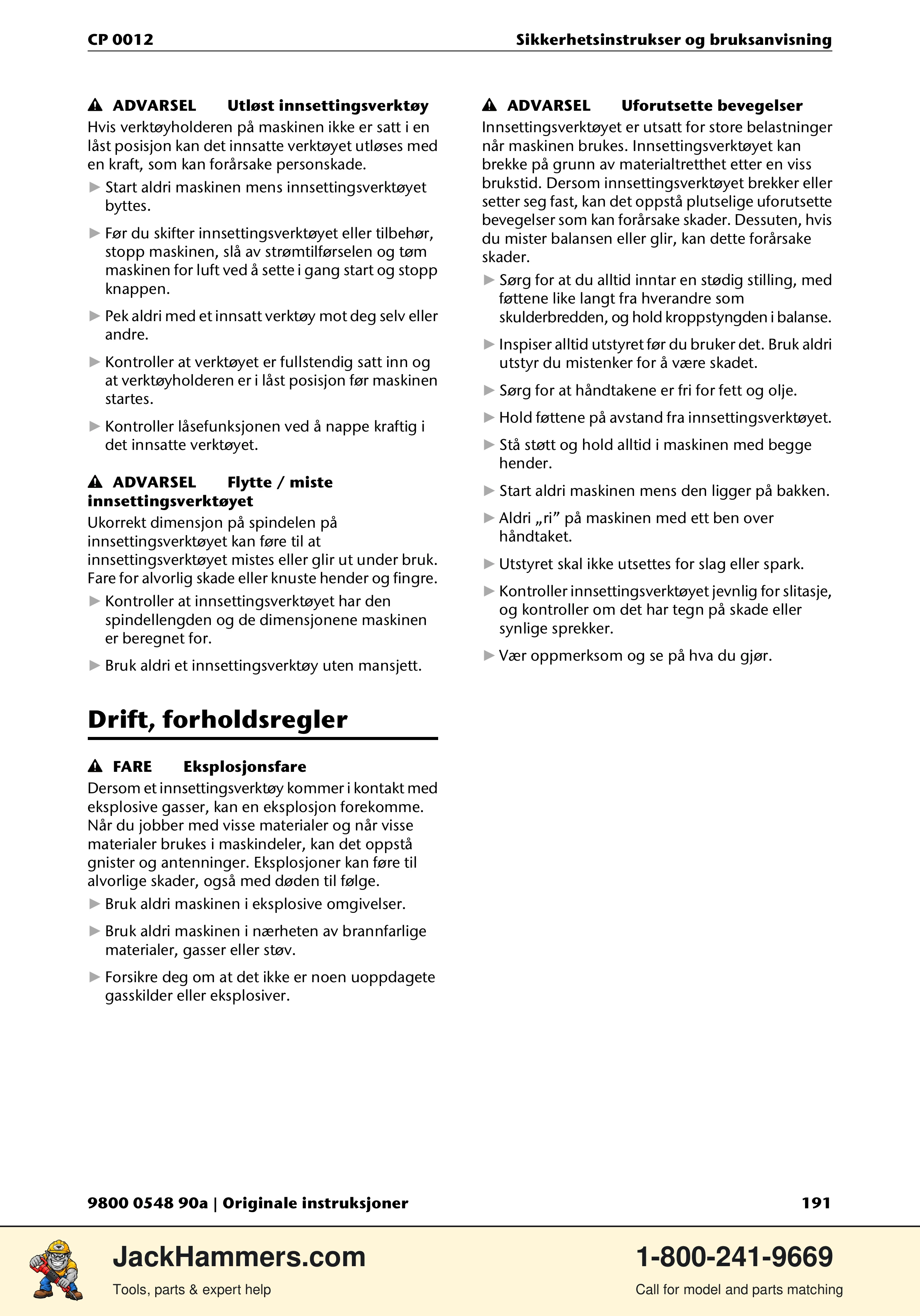 Chicago Pneumatic 0012 PDF page 191 of 224