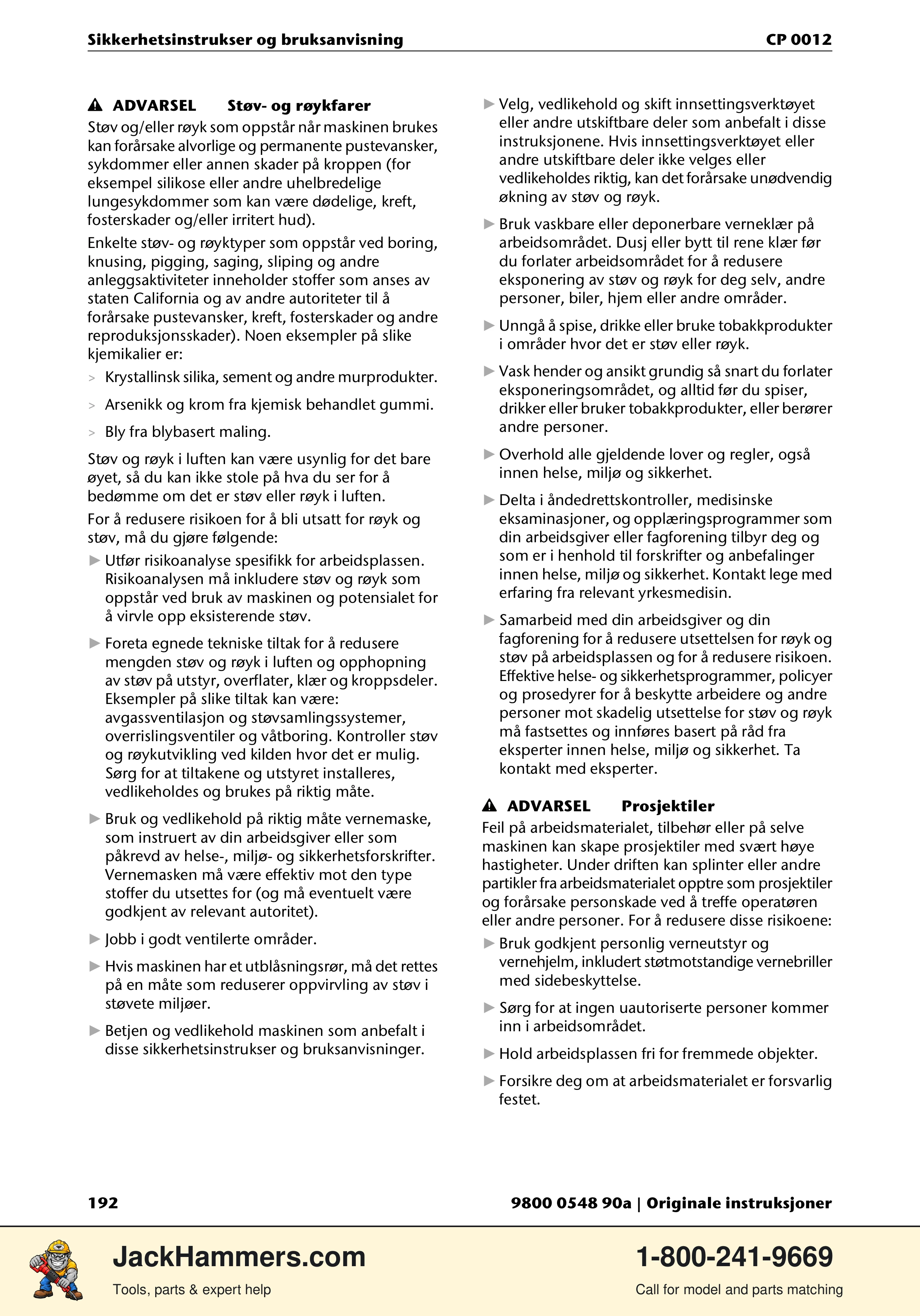 Chicago Pneumatic 0012 PDF page 192 of 224