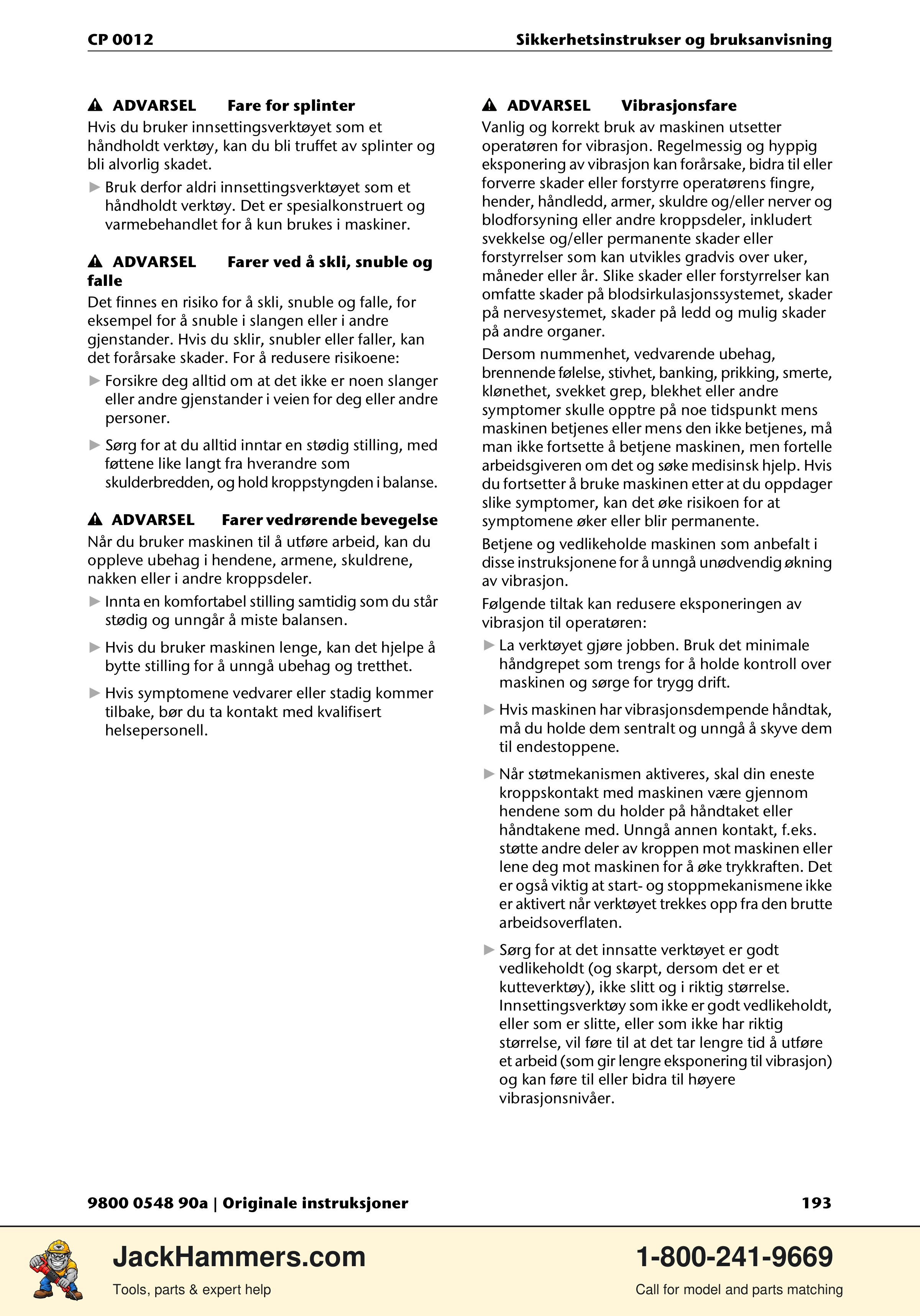 Chicago Pneumatic 0012 PDF page 193 of 224