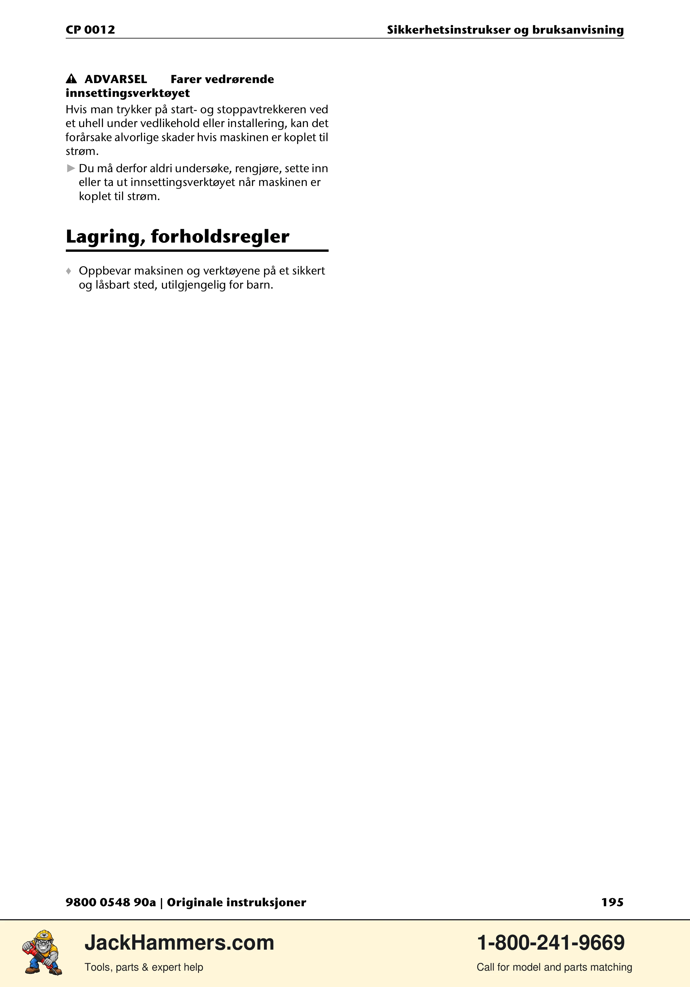 Chicago Pneumatic 0012 PDF page 195 of 224