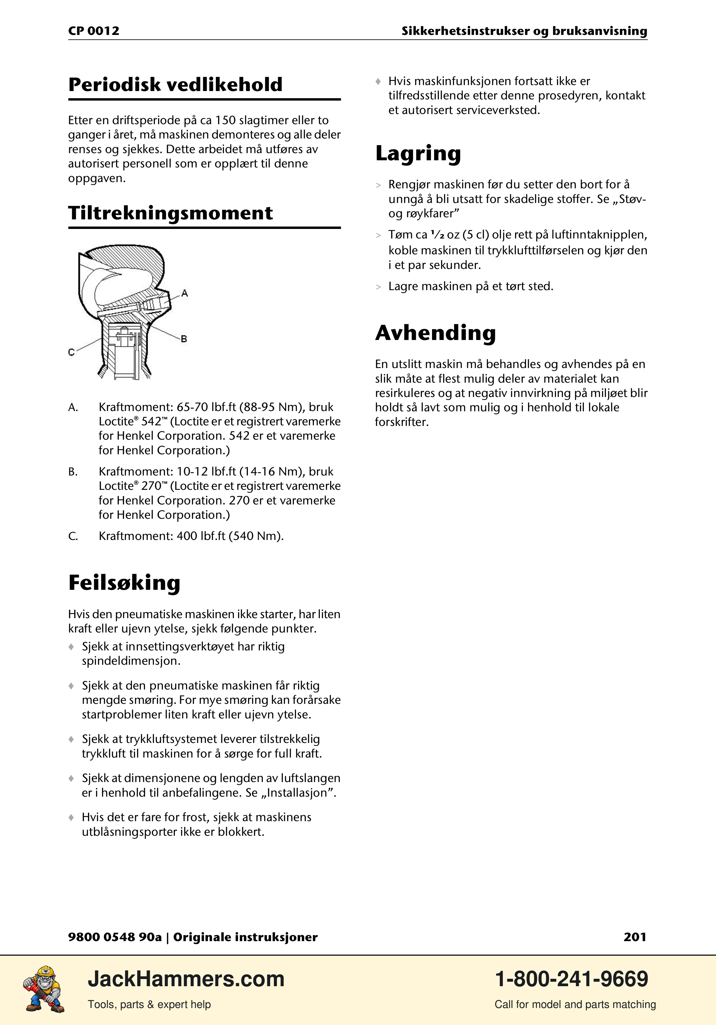 Chicago Pneumatic 0012 PDF page 201 of 224