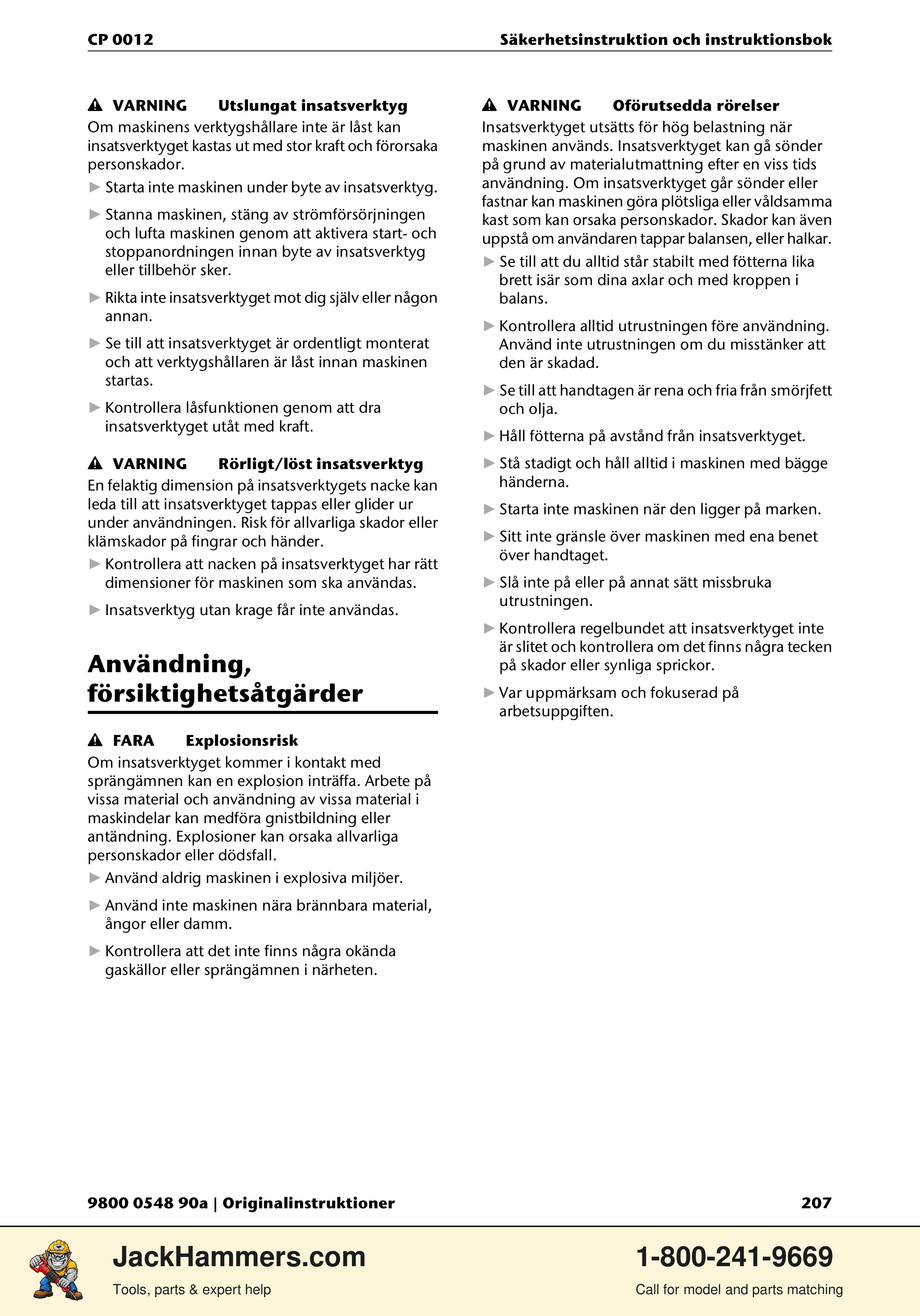Chicago Pneumatic 0012 PDF page 207 of 224