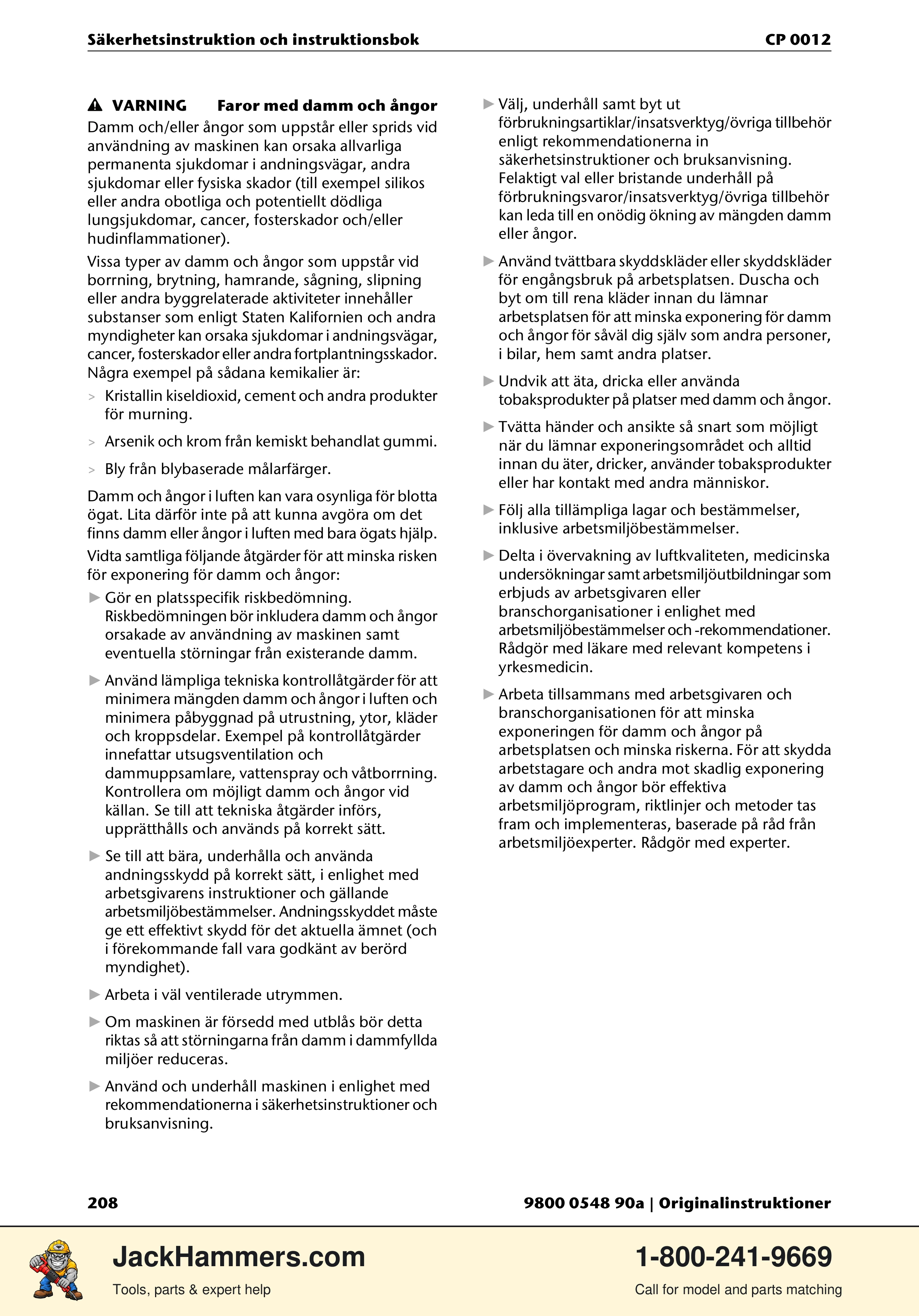 Chicago Pneumatic 0012 PDF page 208 of 224