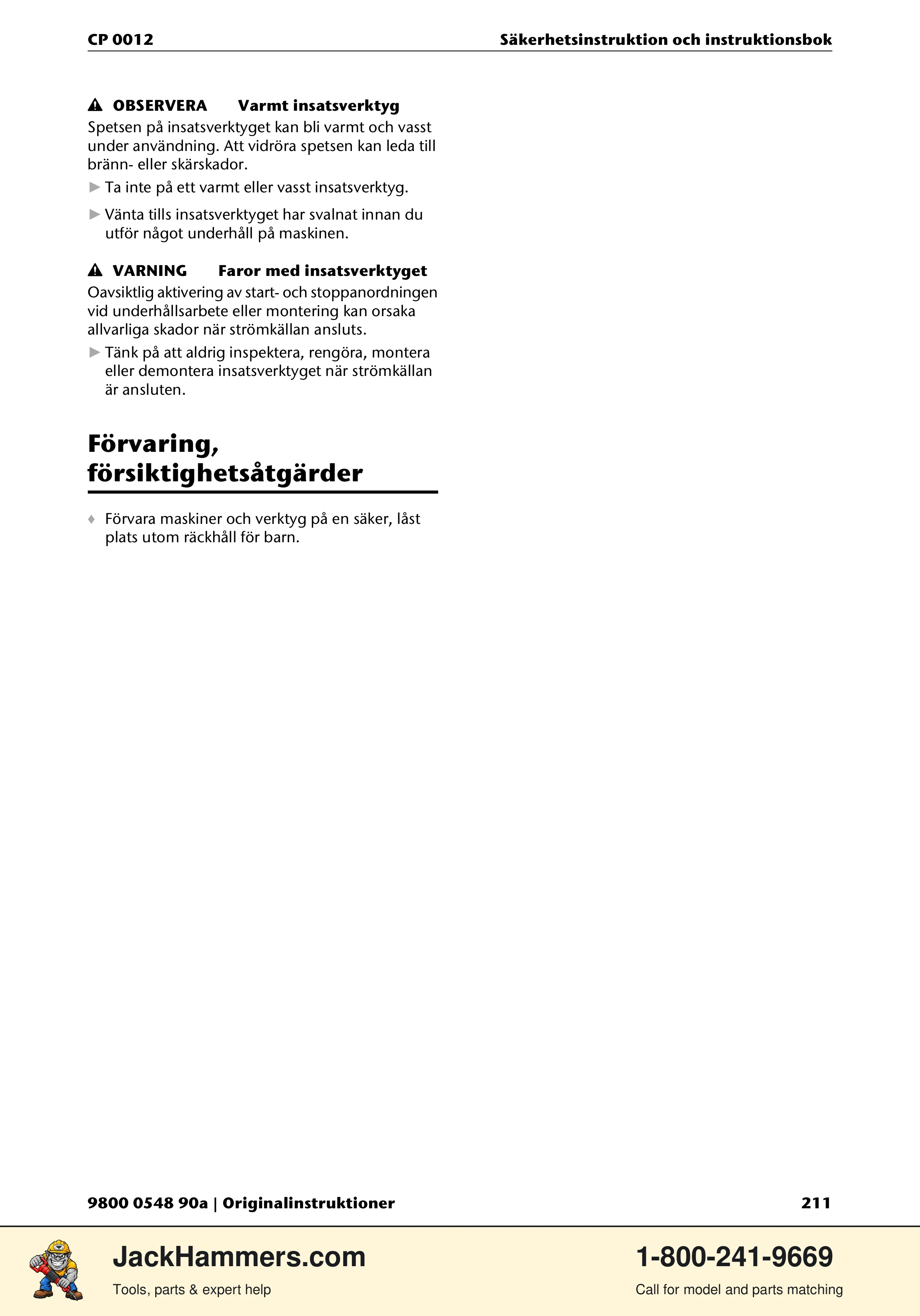 Chicago Pneumatic 0012 PDF page 211 of 224