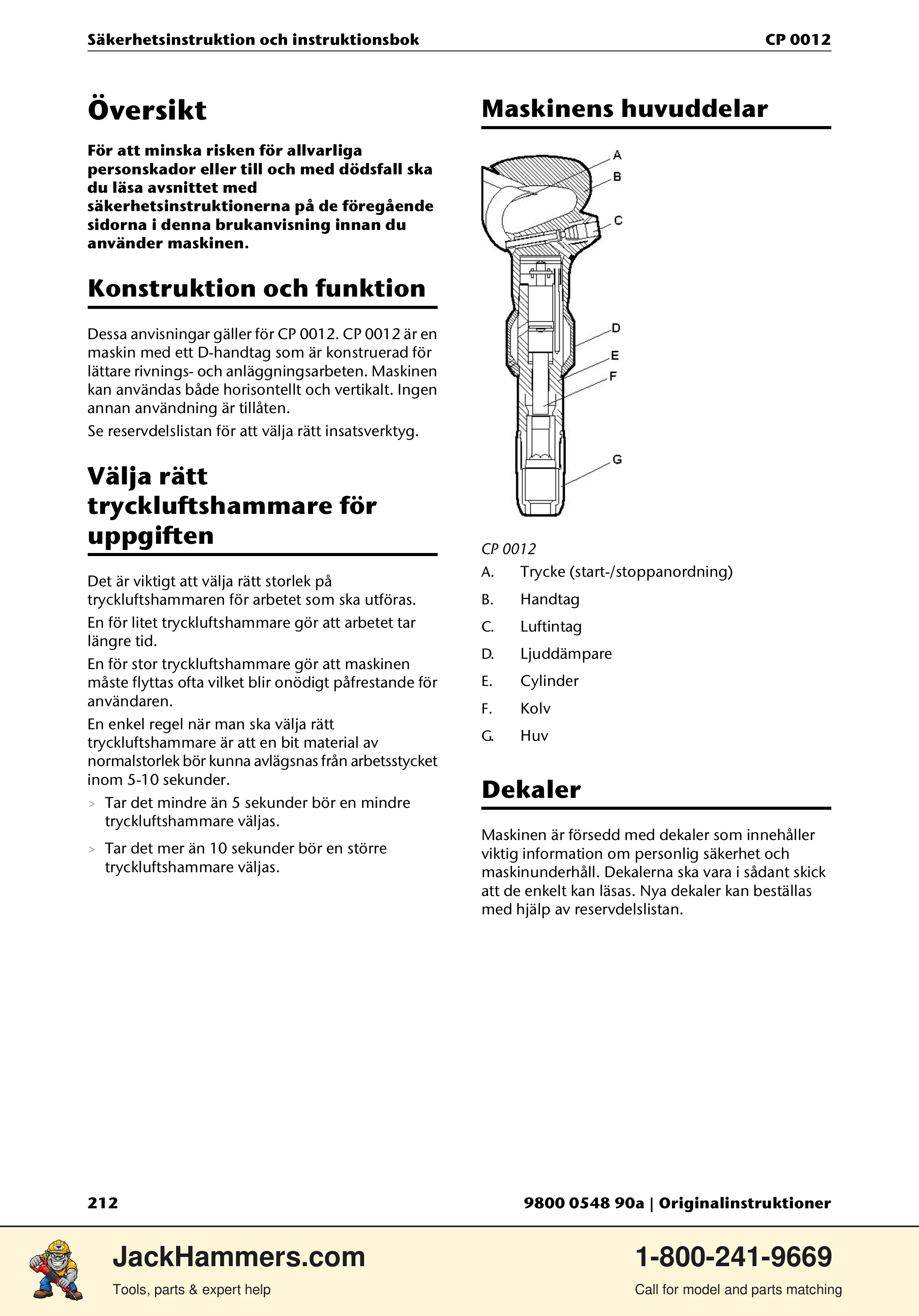 Chicago Pneumatic 0012 PDF page 212 of 224