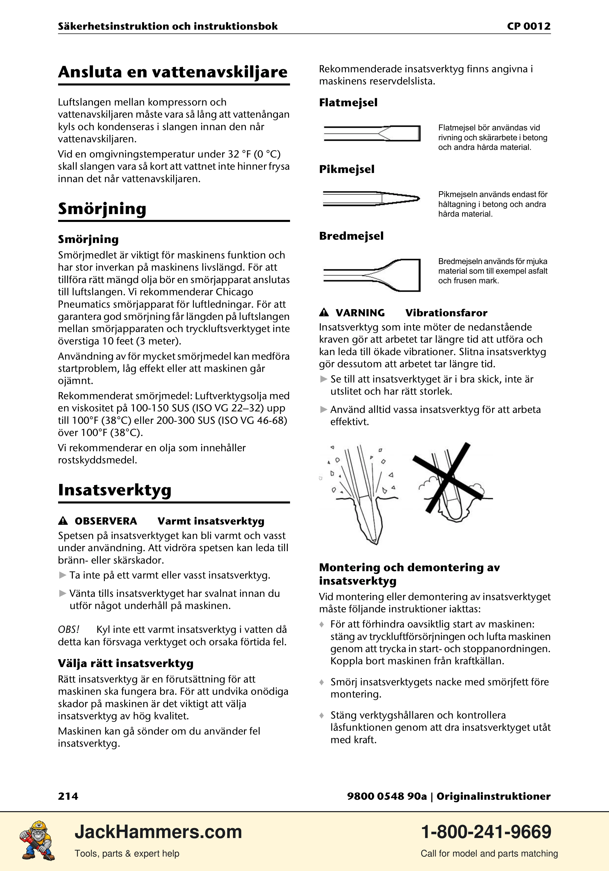 Chicago Pneumatic 0012 PDF page 214 of 224