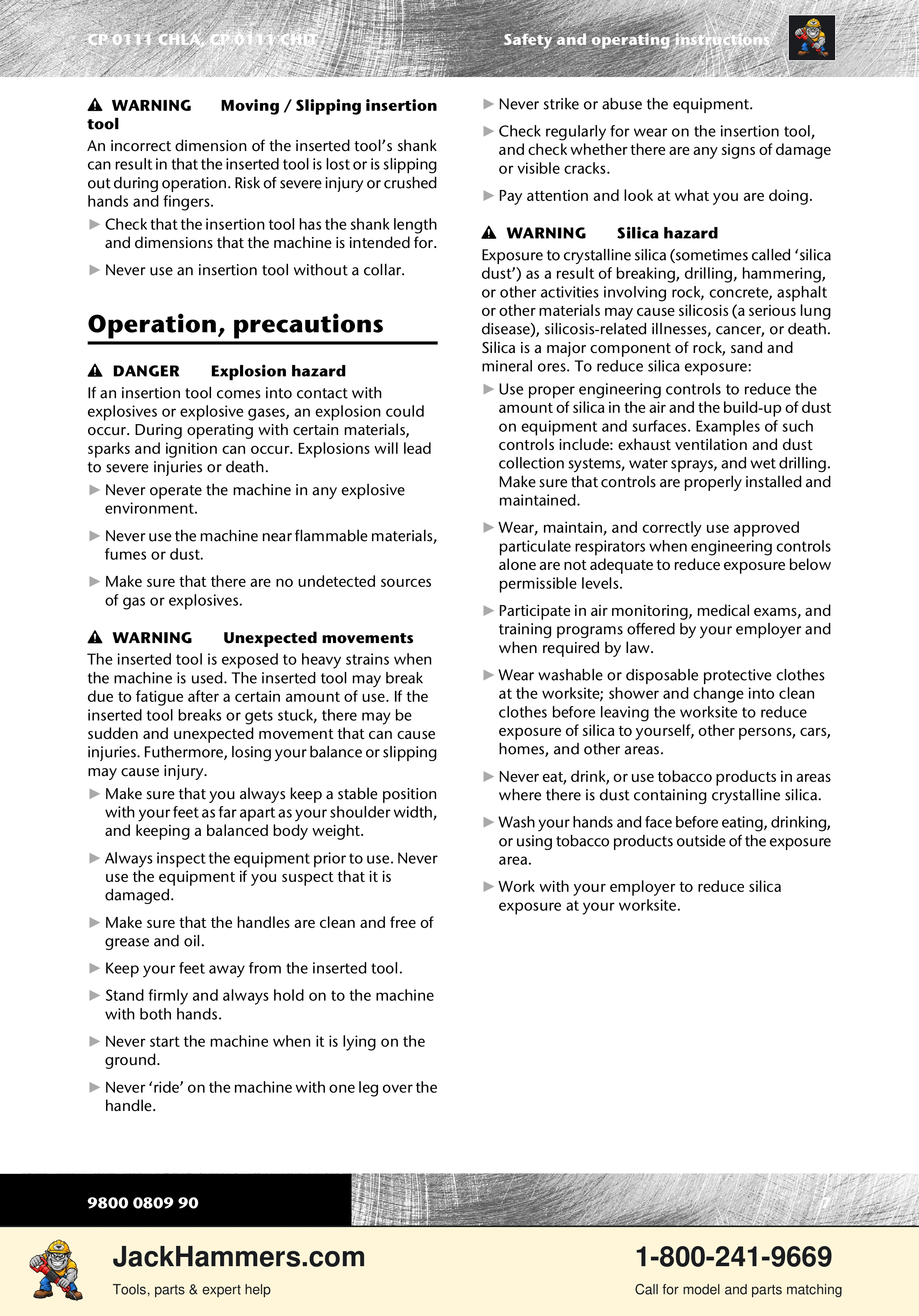 Chicago Pneumatic 0111 PDF page 7 of 176