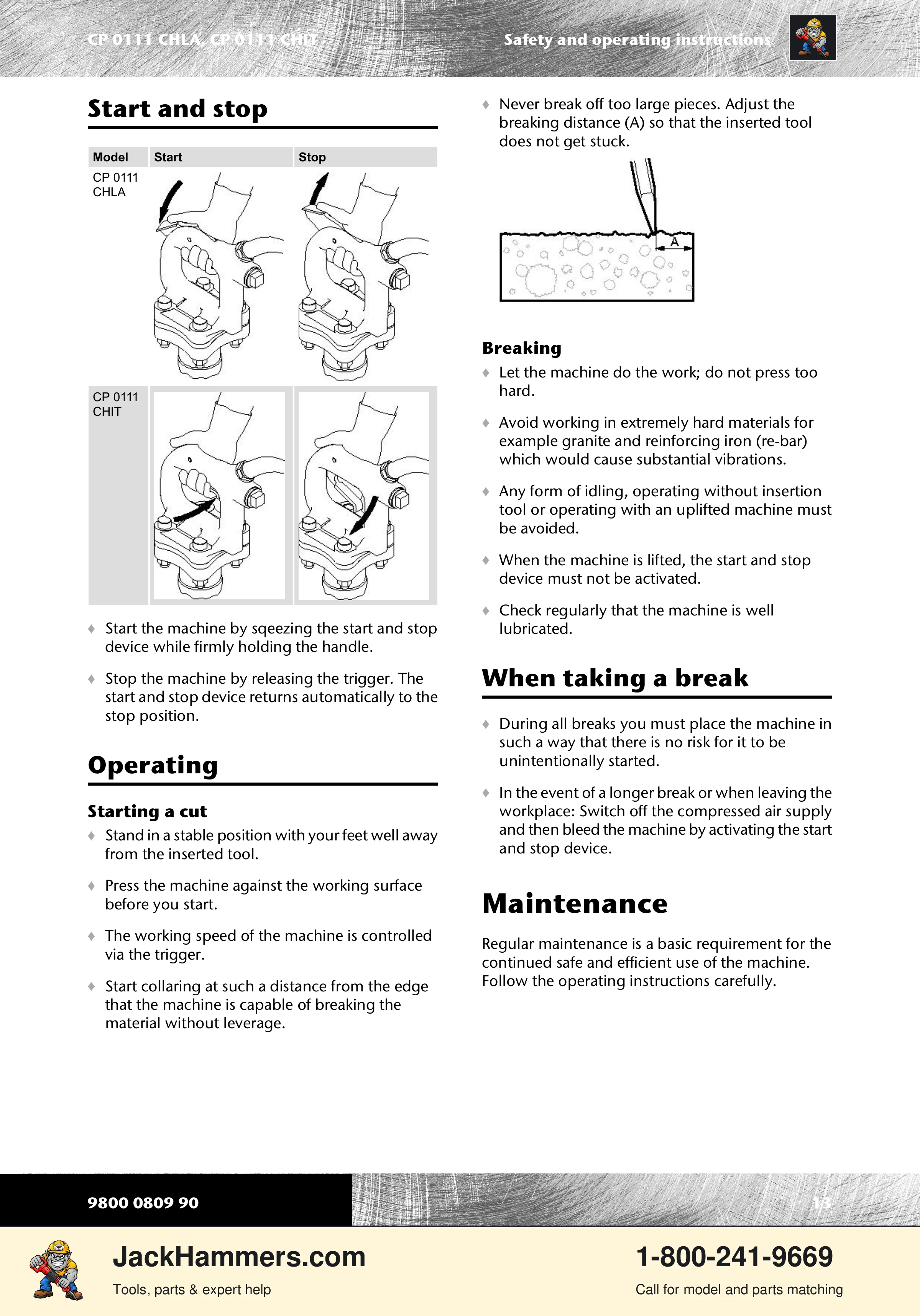 Chicago Pneumatic 0111 PDF page 13 of 176