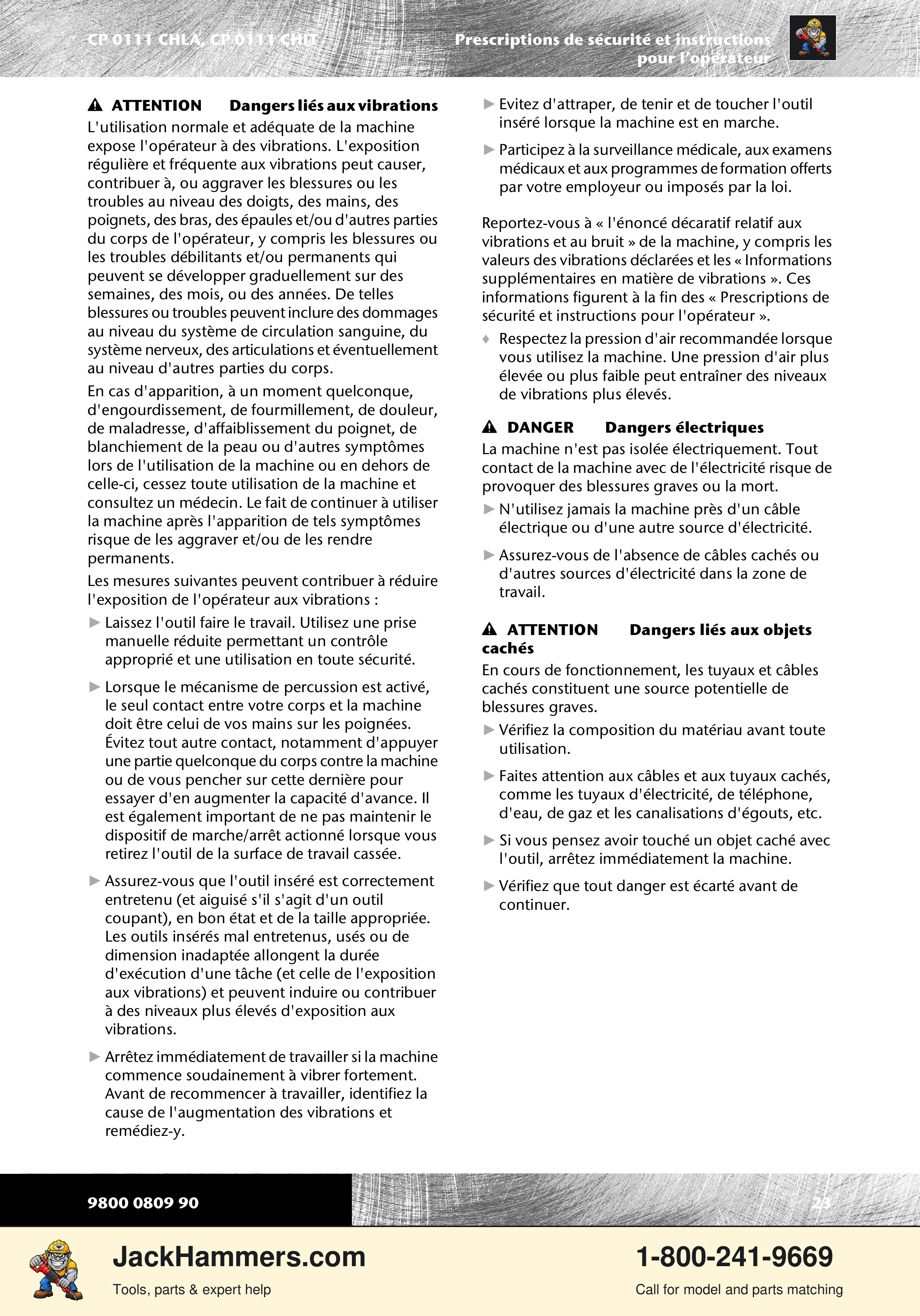 Chicago Pneumatic 0111 PDF page 23 of 176