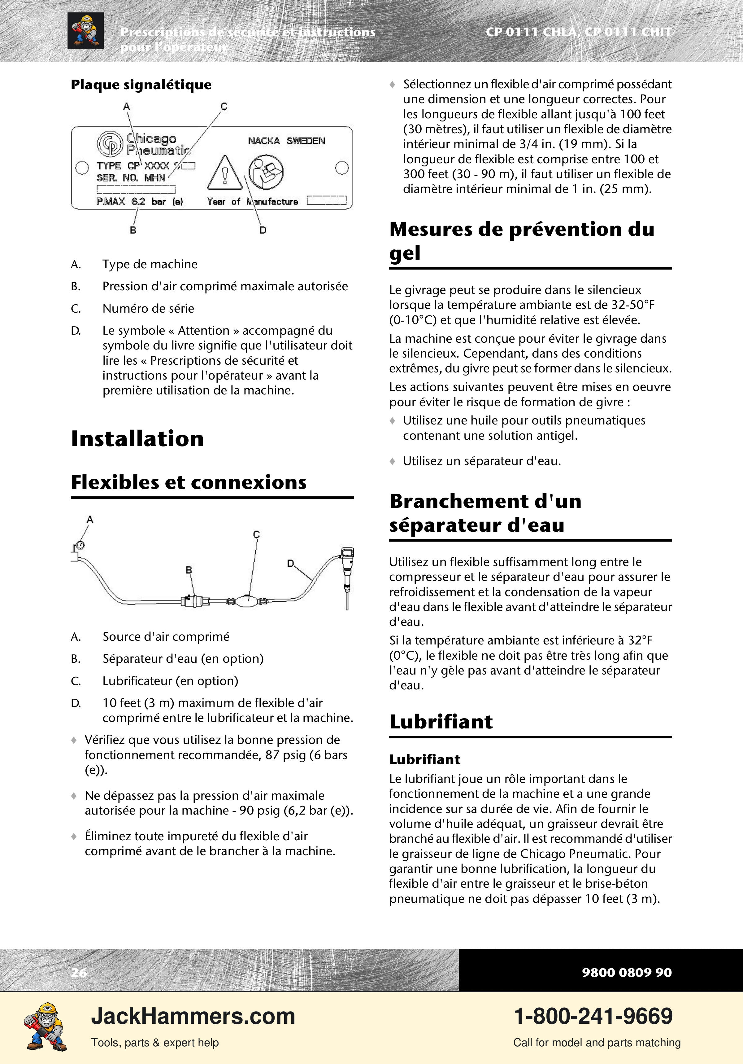 Chicago Pneumatic 0111 PDF page 26 of 176