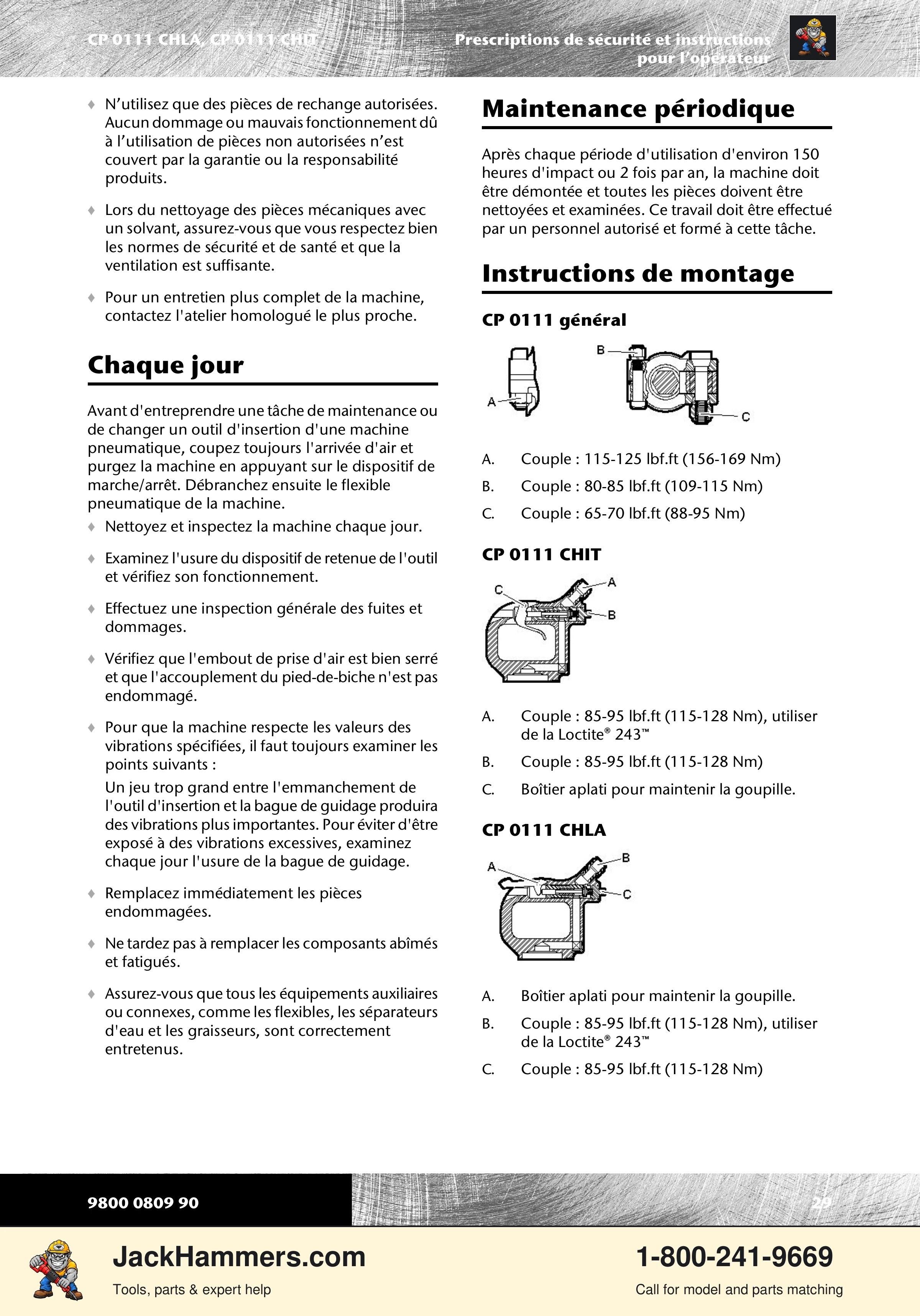 Chicago Pneumatic 0111 PDF page 29 of 176