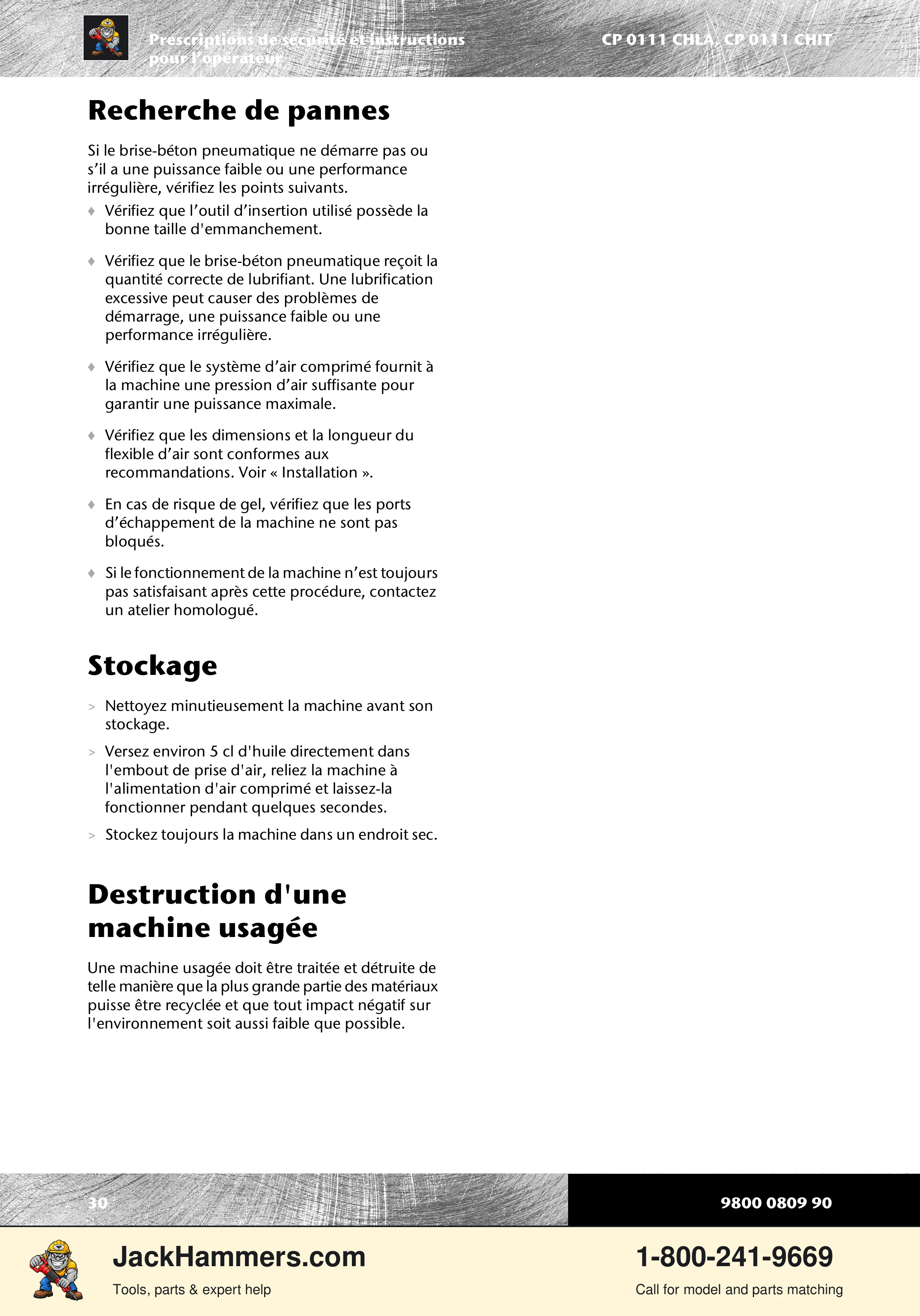 Chicago Pneumatic 0111 PDF page 30 of 176