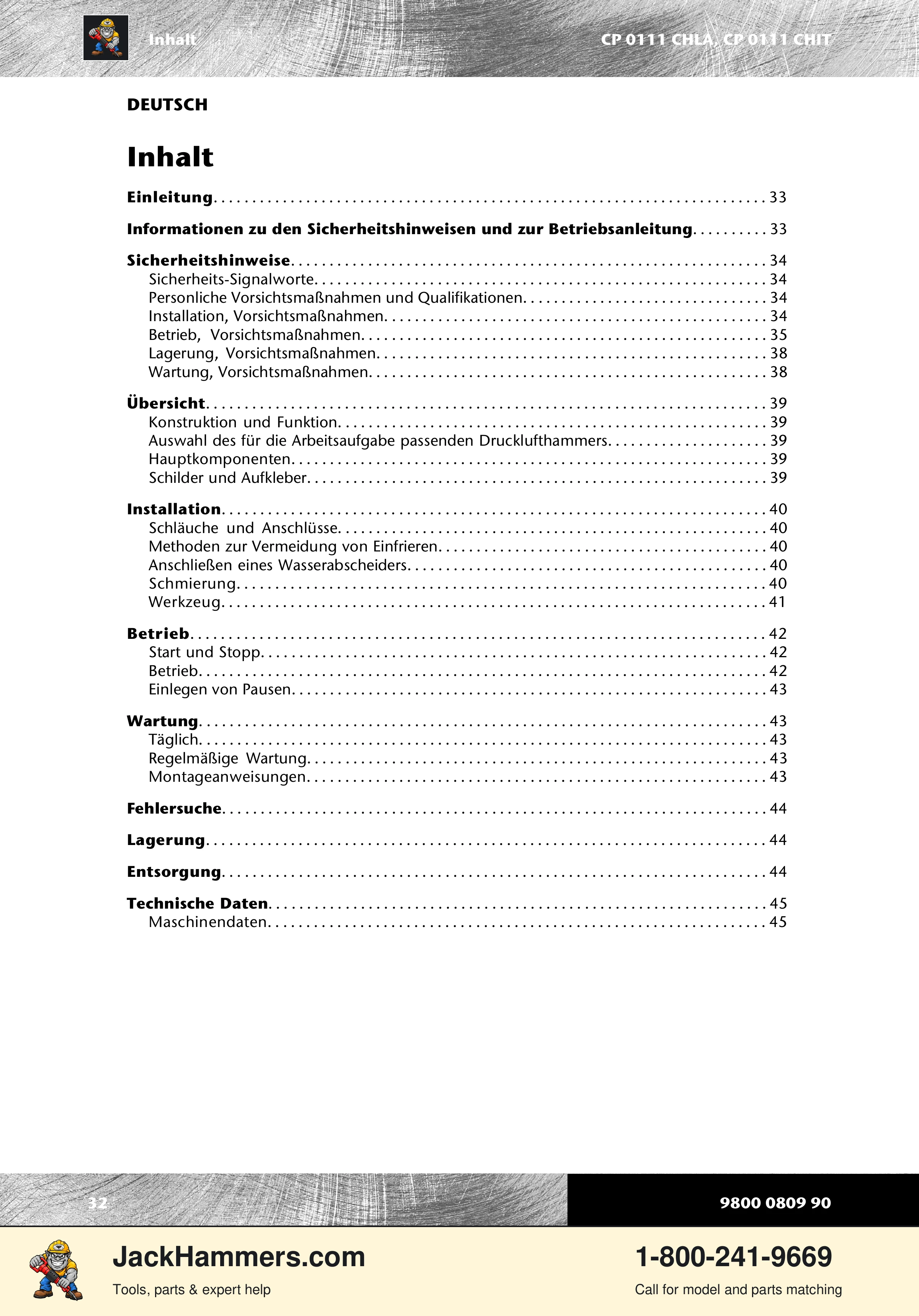 Chicago Pneumatic 0111 PDF page 32 of 176