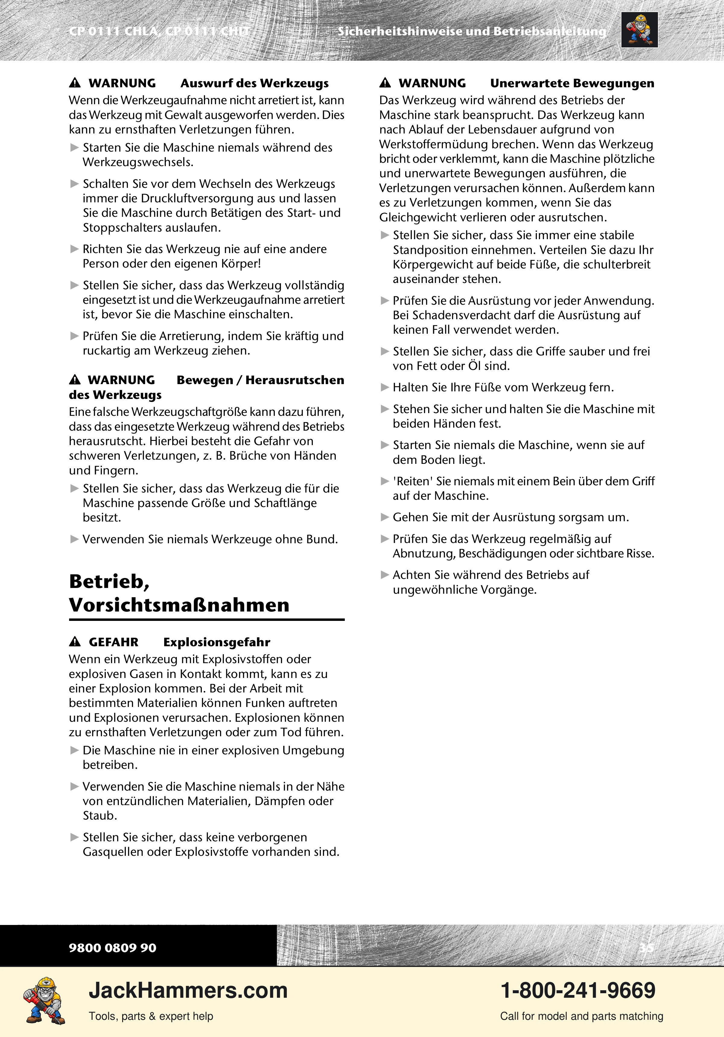 Chicago Pneumatic 0111 PDF page 35 of 176