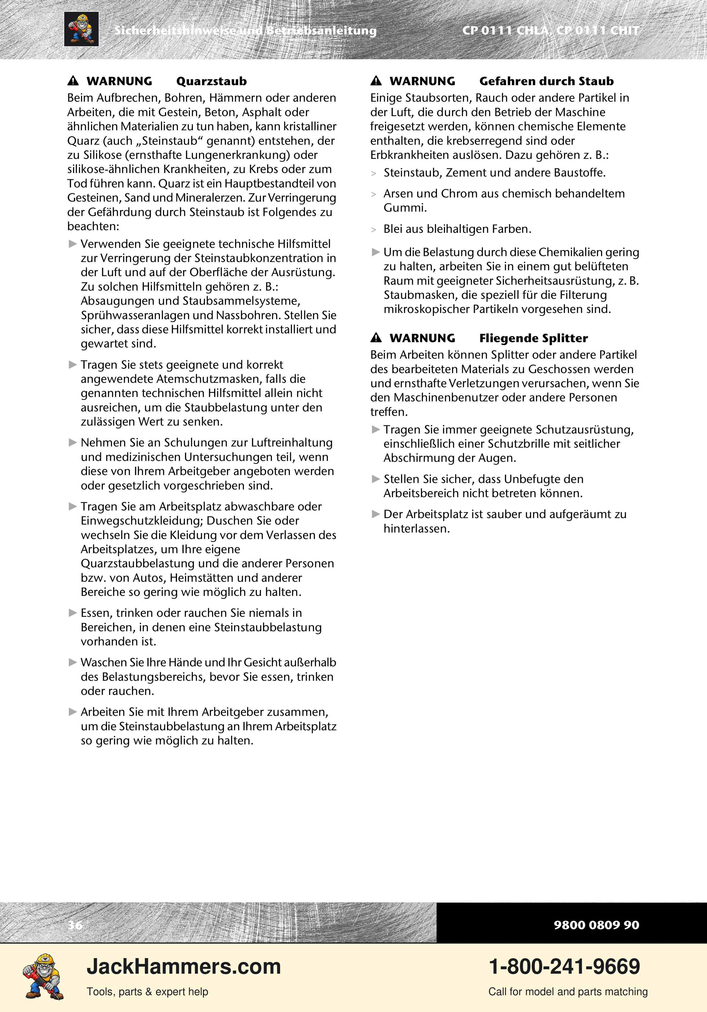 Chicago Pneumatic 0111 PDF page 36 of 176
