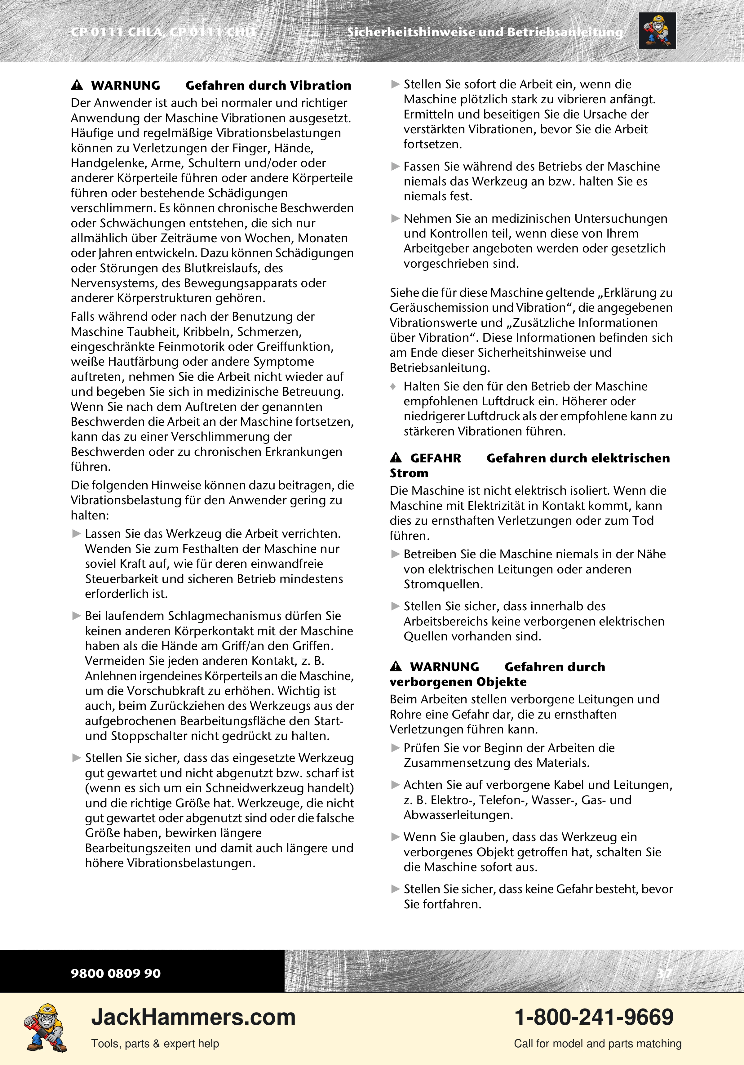 Chicago Pneumatic 0111 PDF page 37 of 176