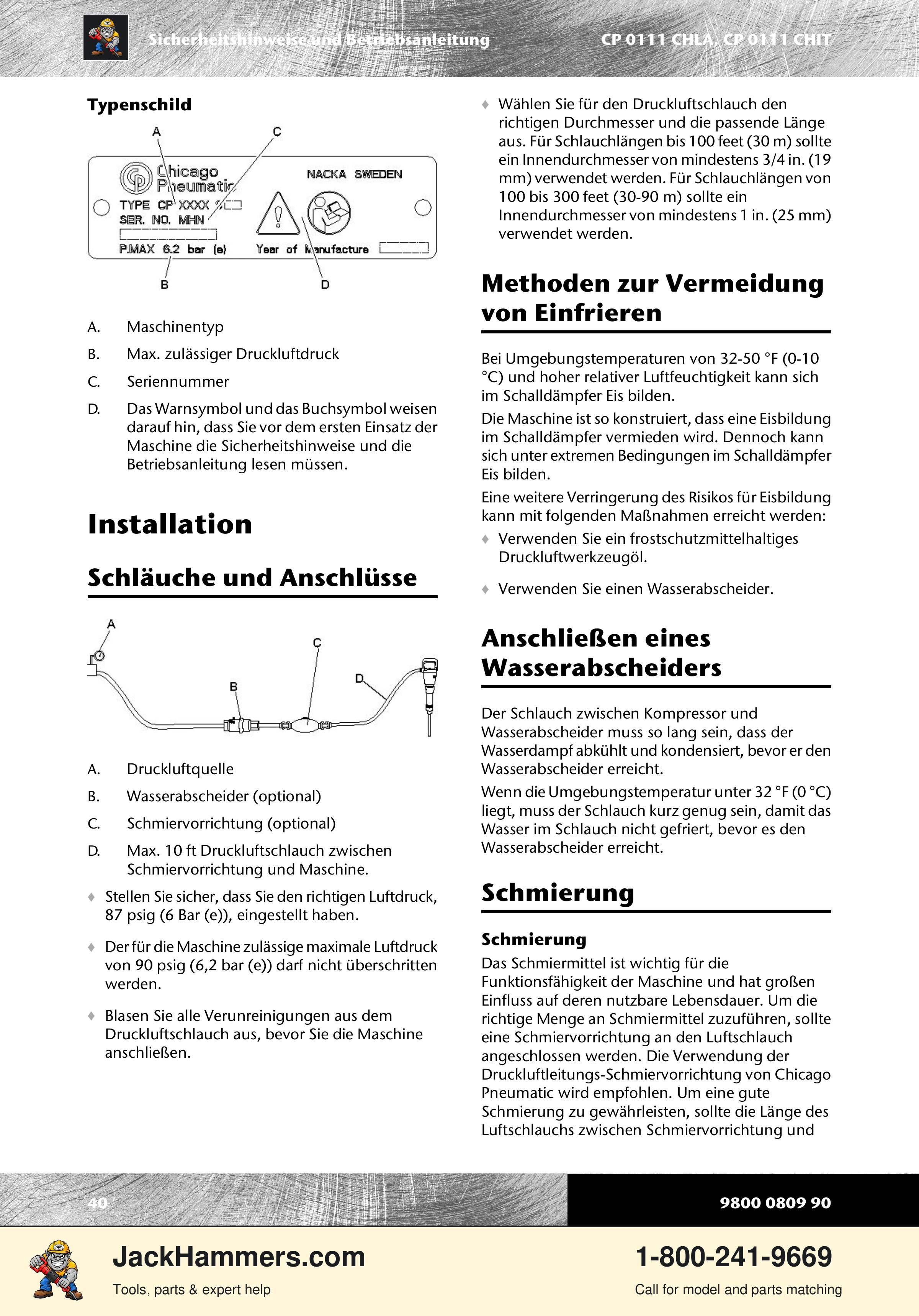 Chicago Pneumatic 0111 PDF page 40 of 176