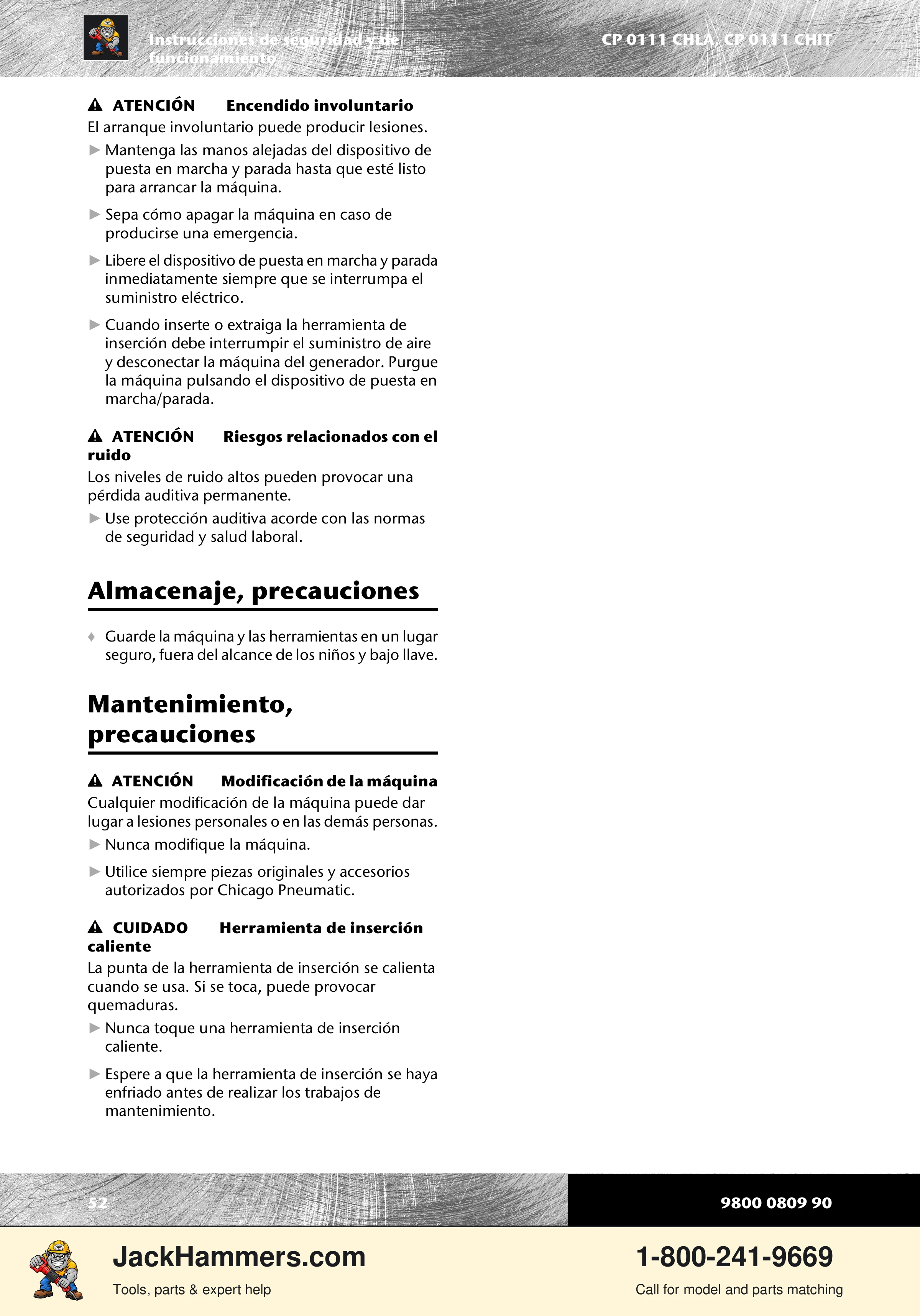 Chicago Pneumatic 0111 PDF page 52 of 176