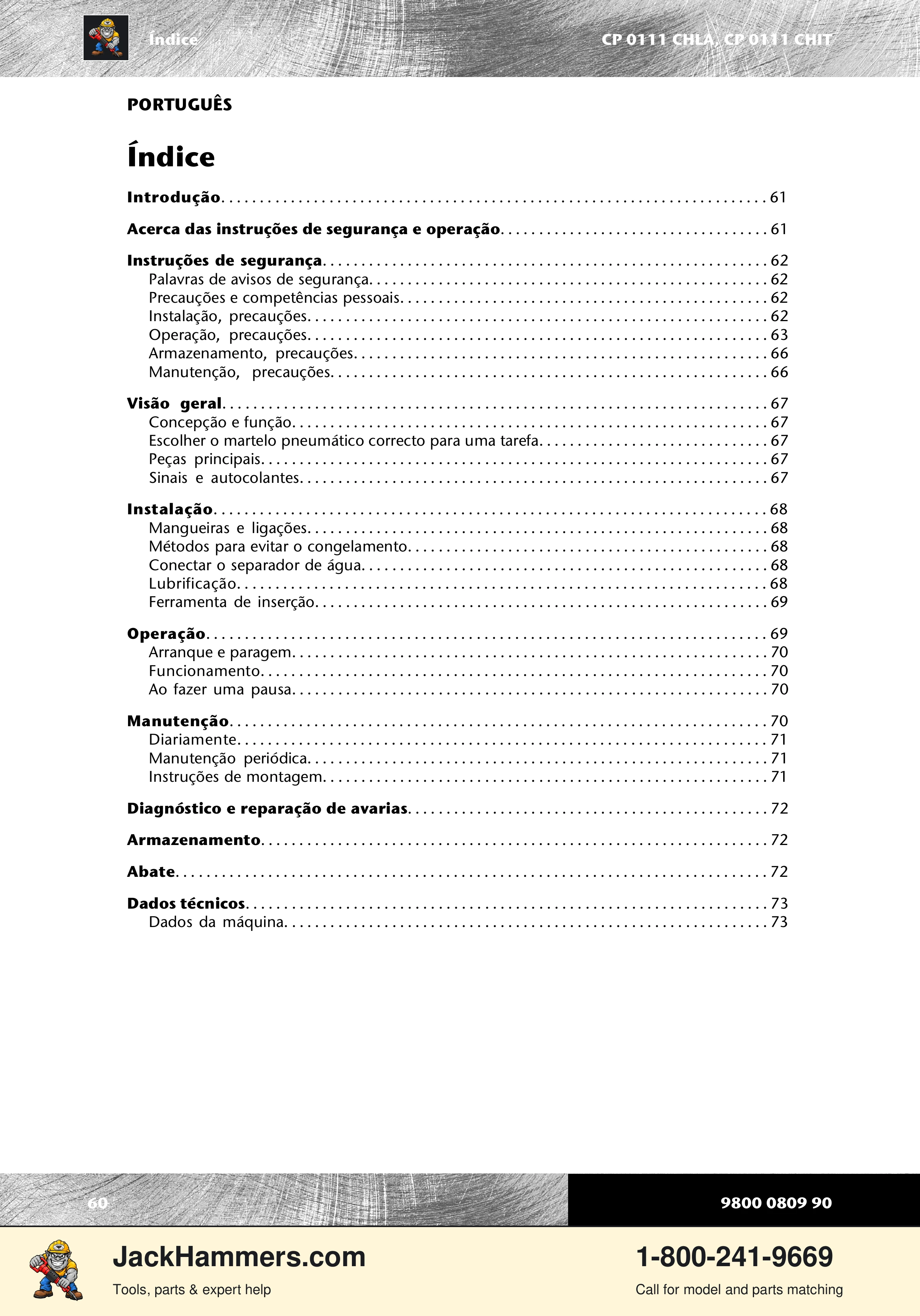 Chicago Pneumatic 0111 PDF page 60 of 176