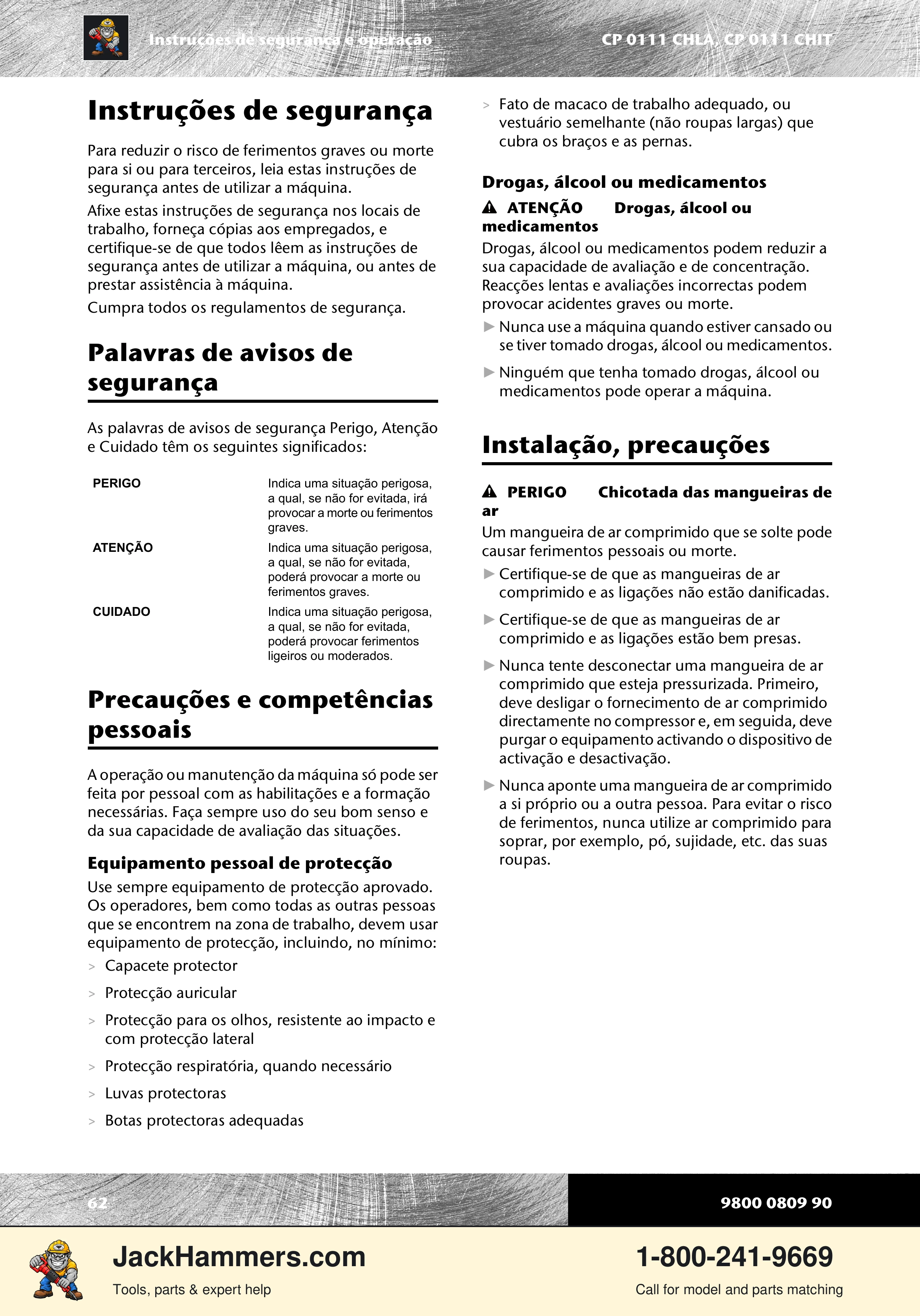 Chicago Pneumatic 0111 PDF page 62 of 176