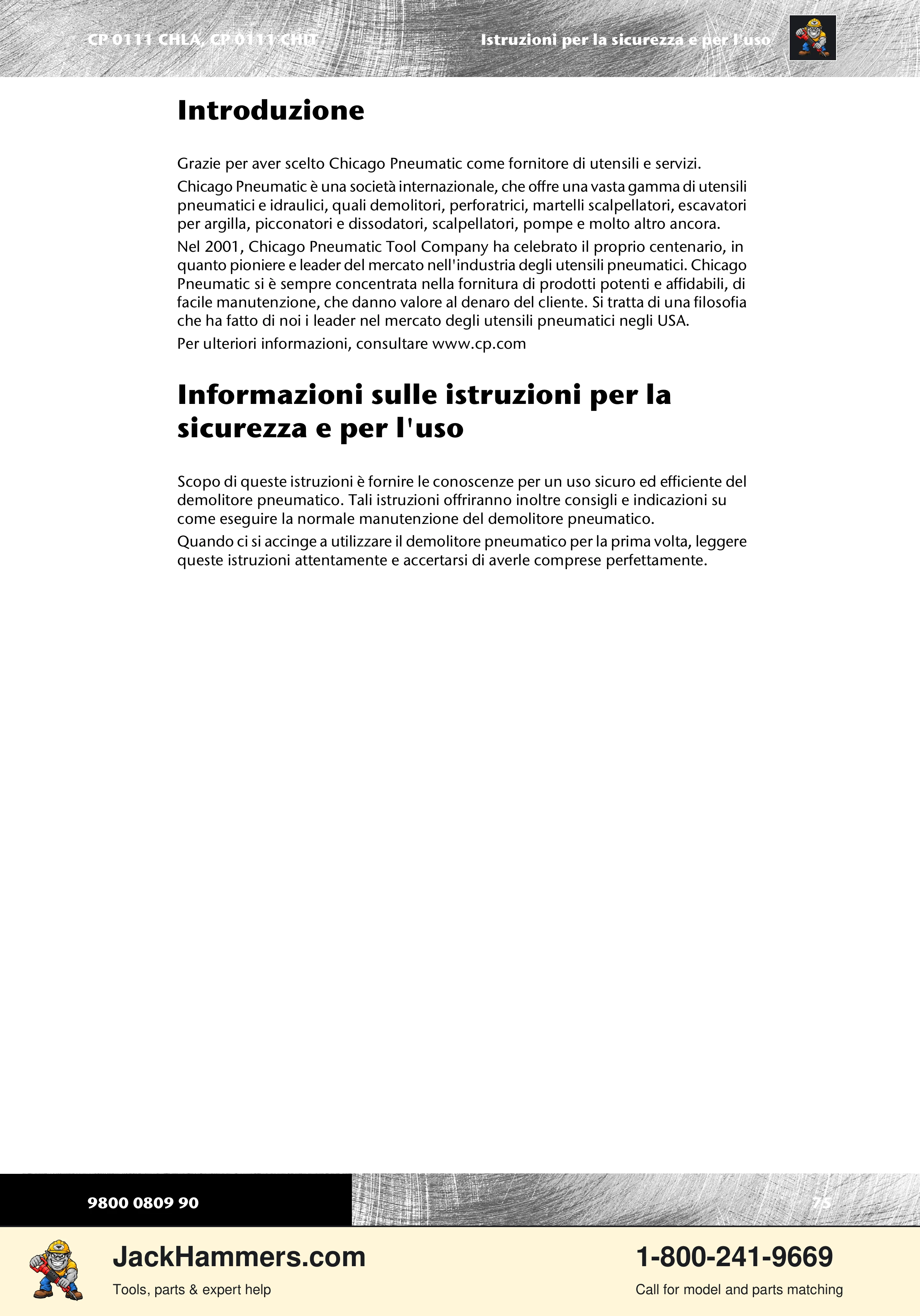 Chicago Pneumatic 0111 PDF page 75 of 176