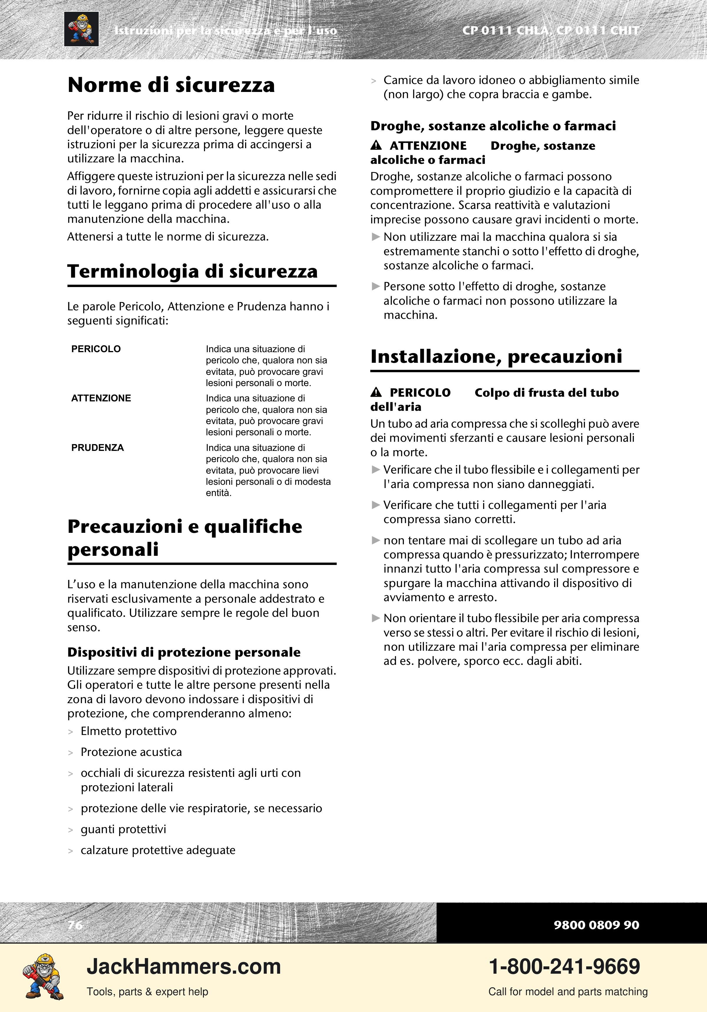 Chicago Pneumatic 0111 PDF page 76 of 176