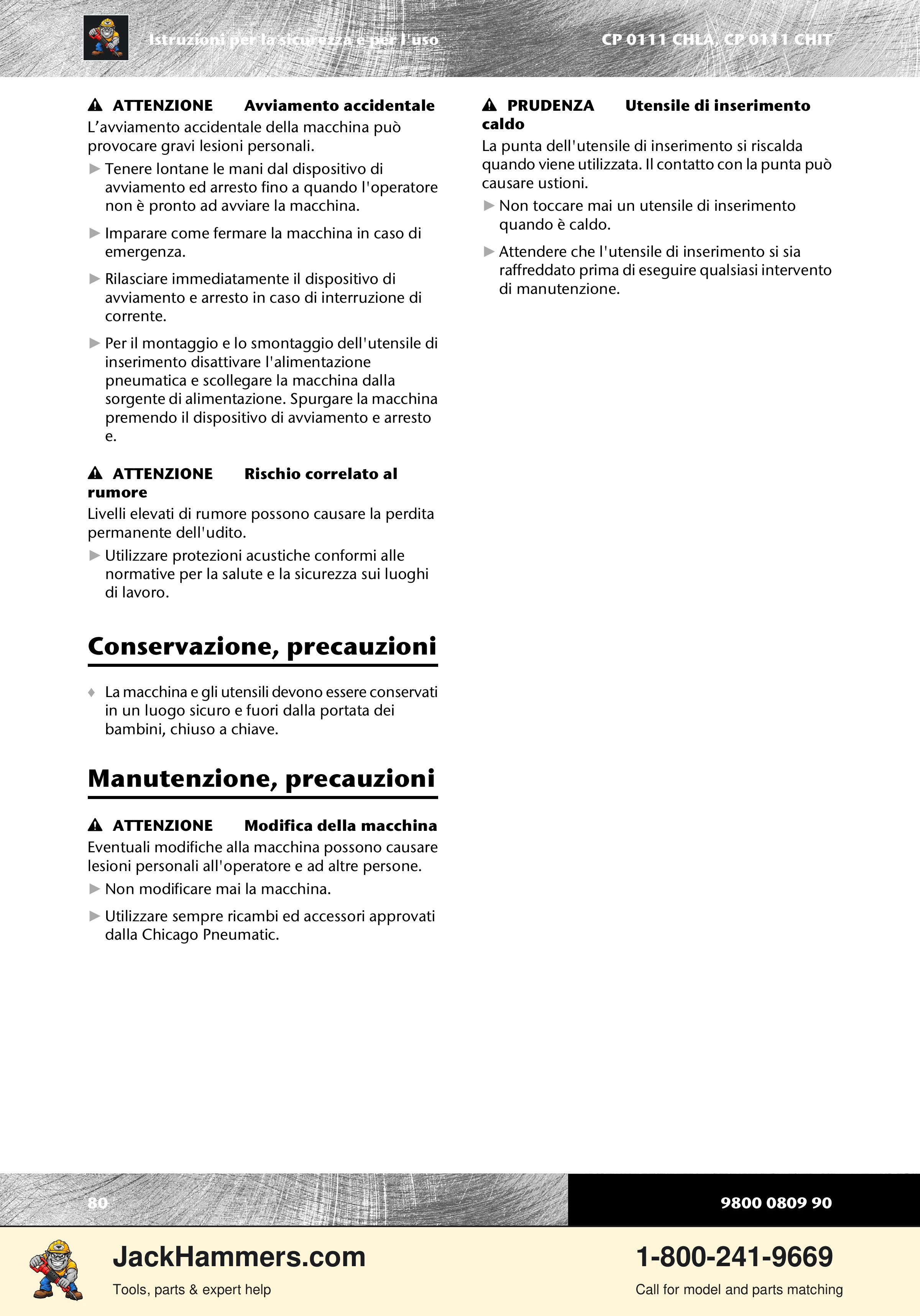Chicago Pneumatic 0111 PDF page 80 of 176