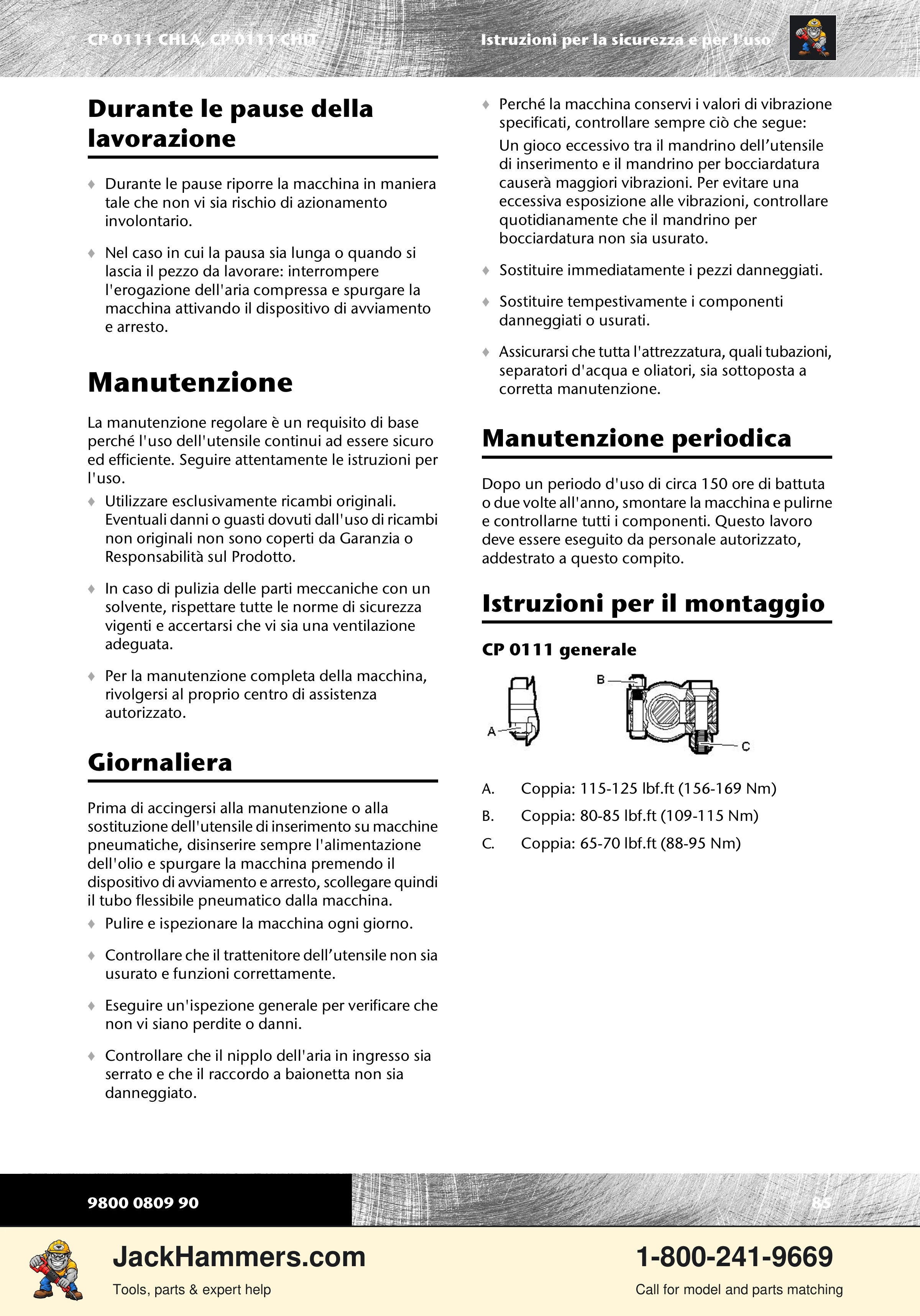 Chicago Pneumatic 0111 PDF page 85 of 176
