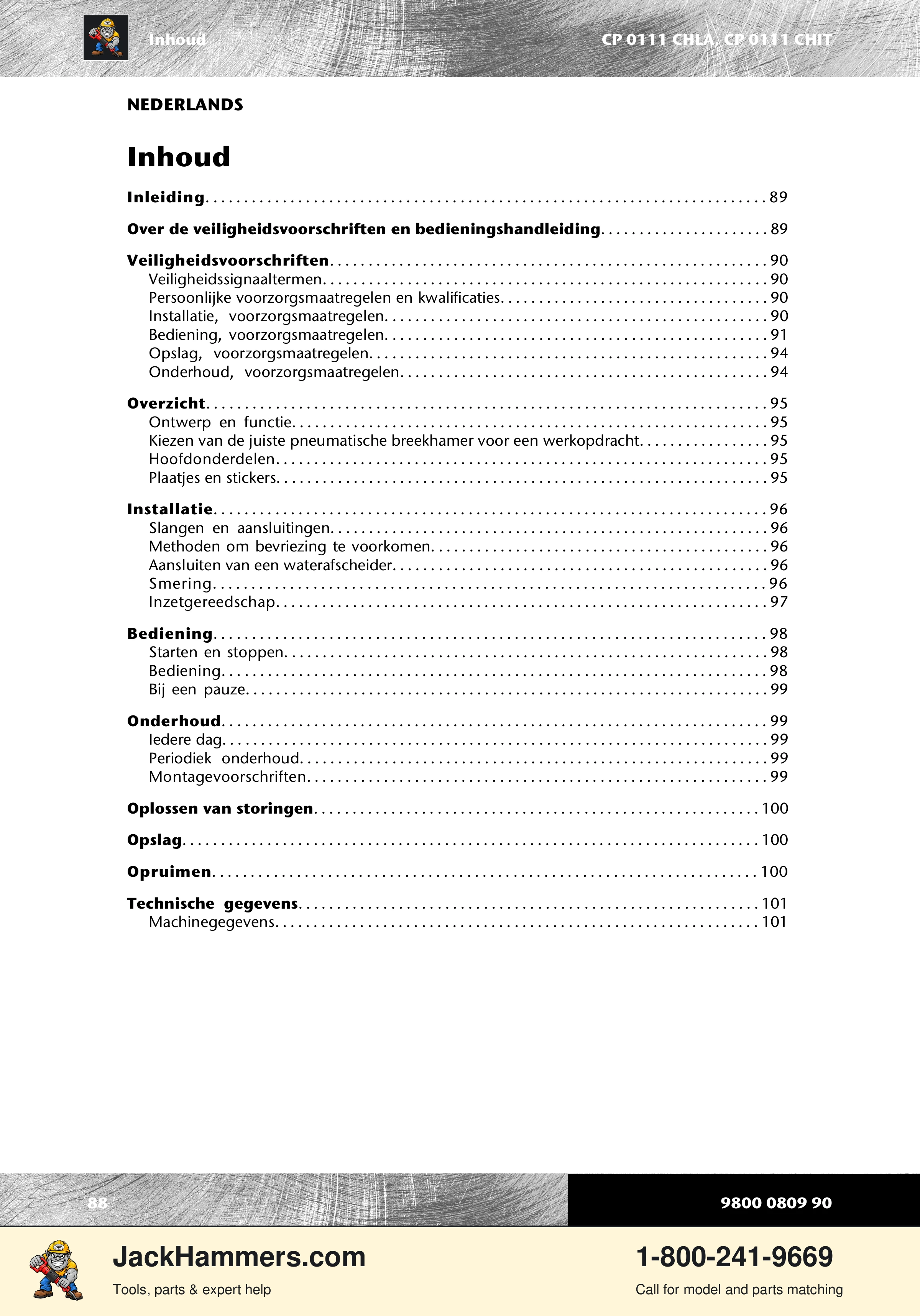 Chicago Pneumatic 0111 PDF page 88 of 176