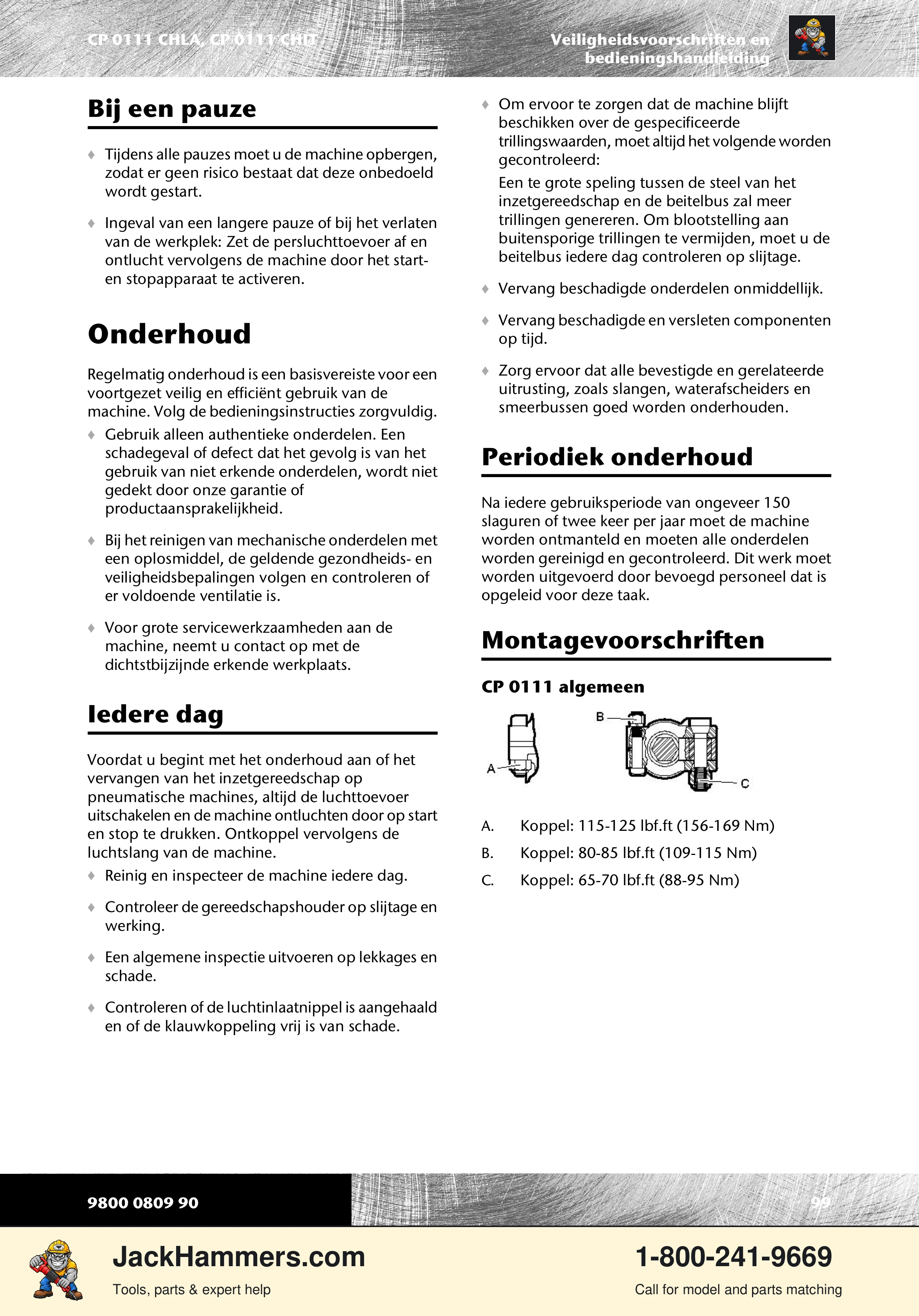 Chicago Pneumatic 0111 PDF page 99 of 176