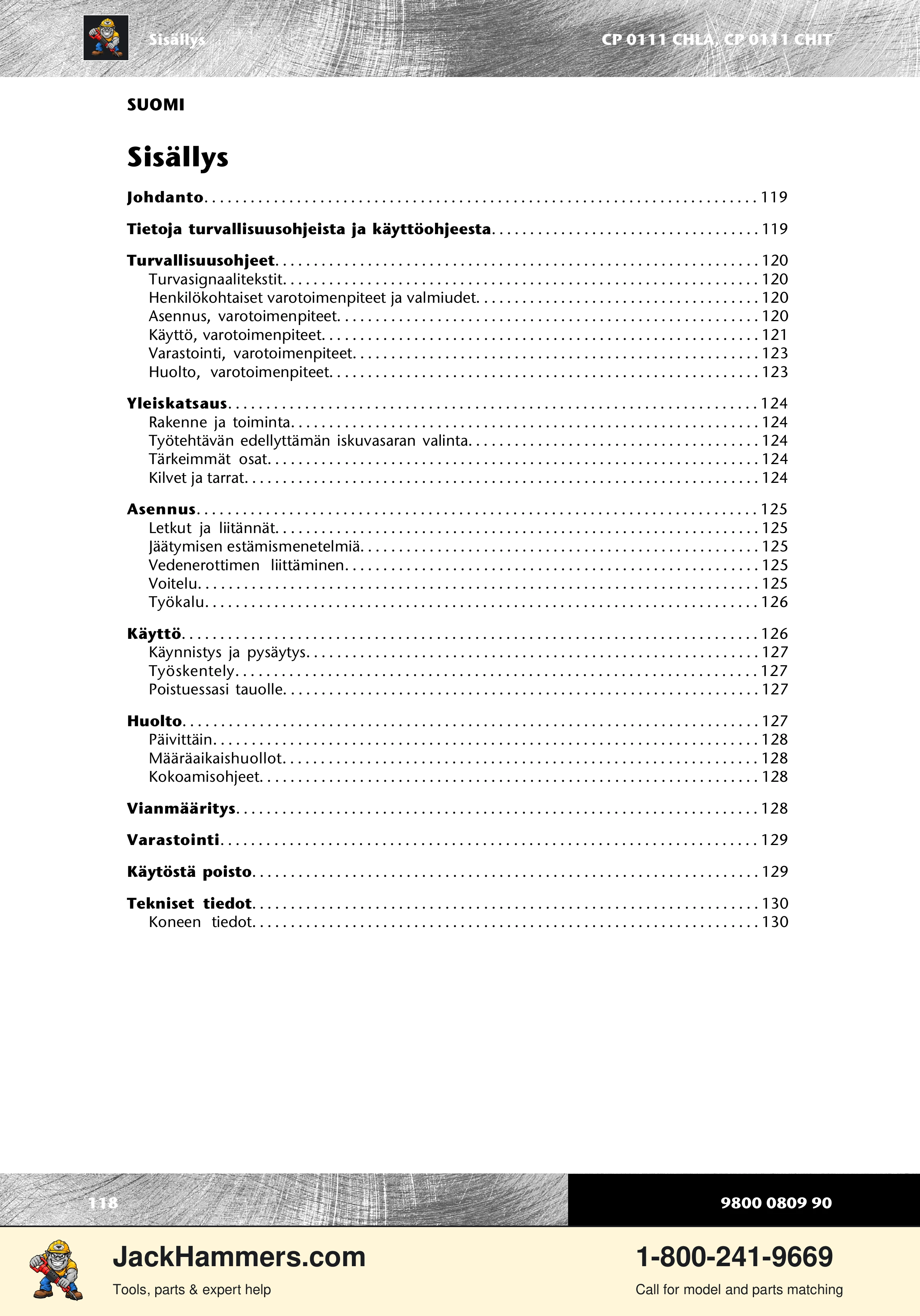 Chicago Pneumatic 0111 PDF page 118 of 176