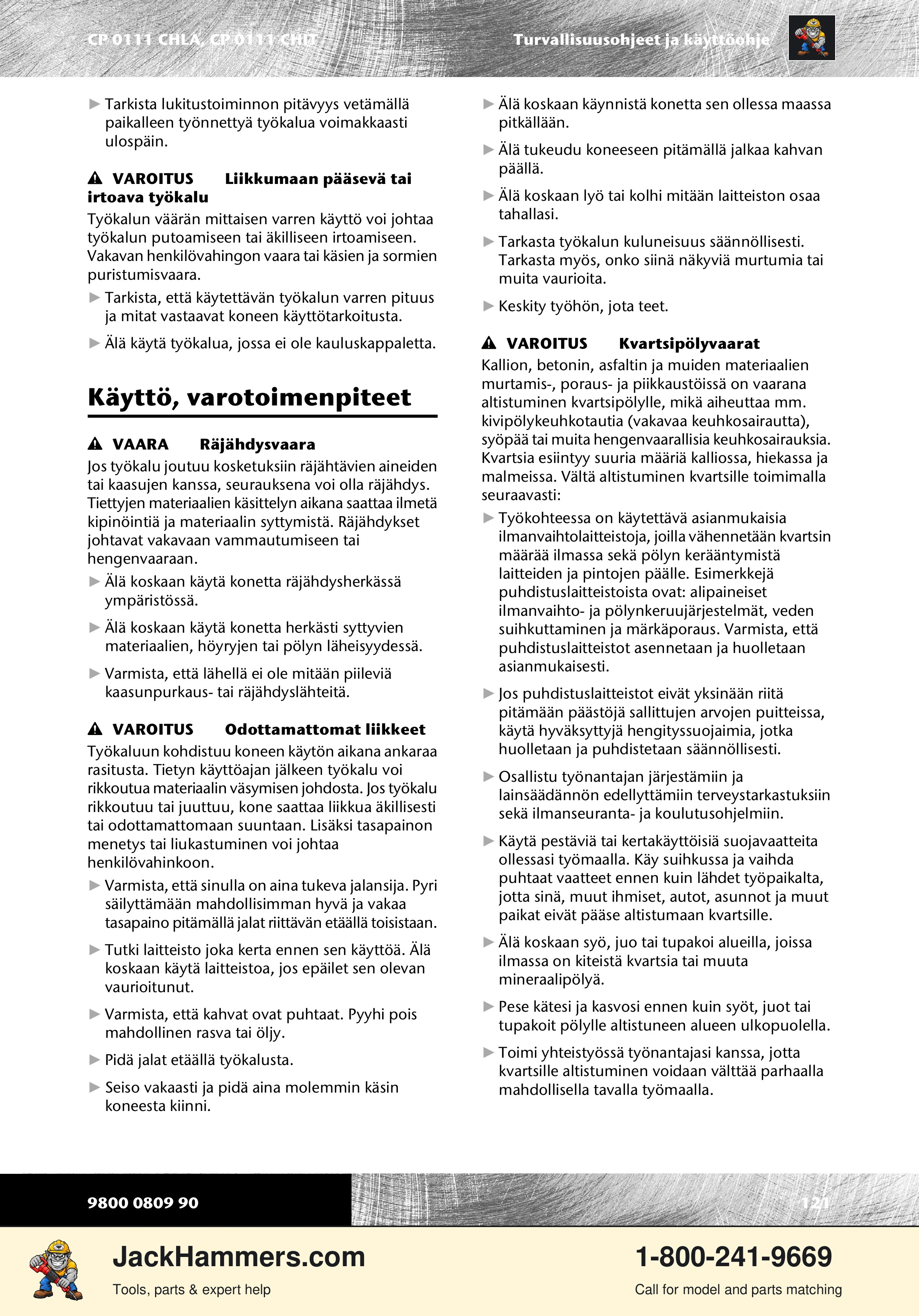 Chicago Pneumatic 0111 PDF page 121 of 176