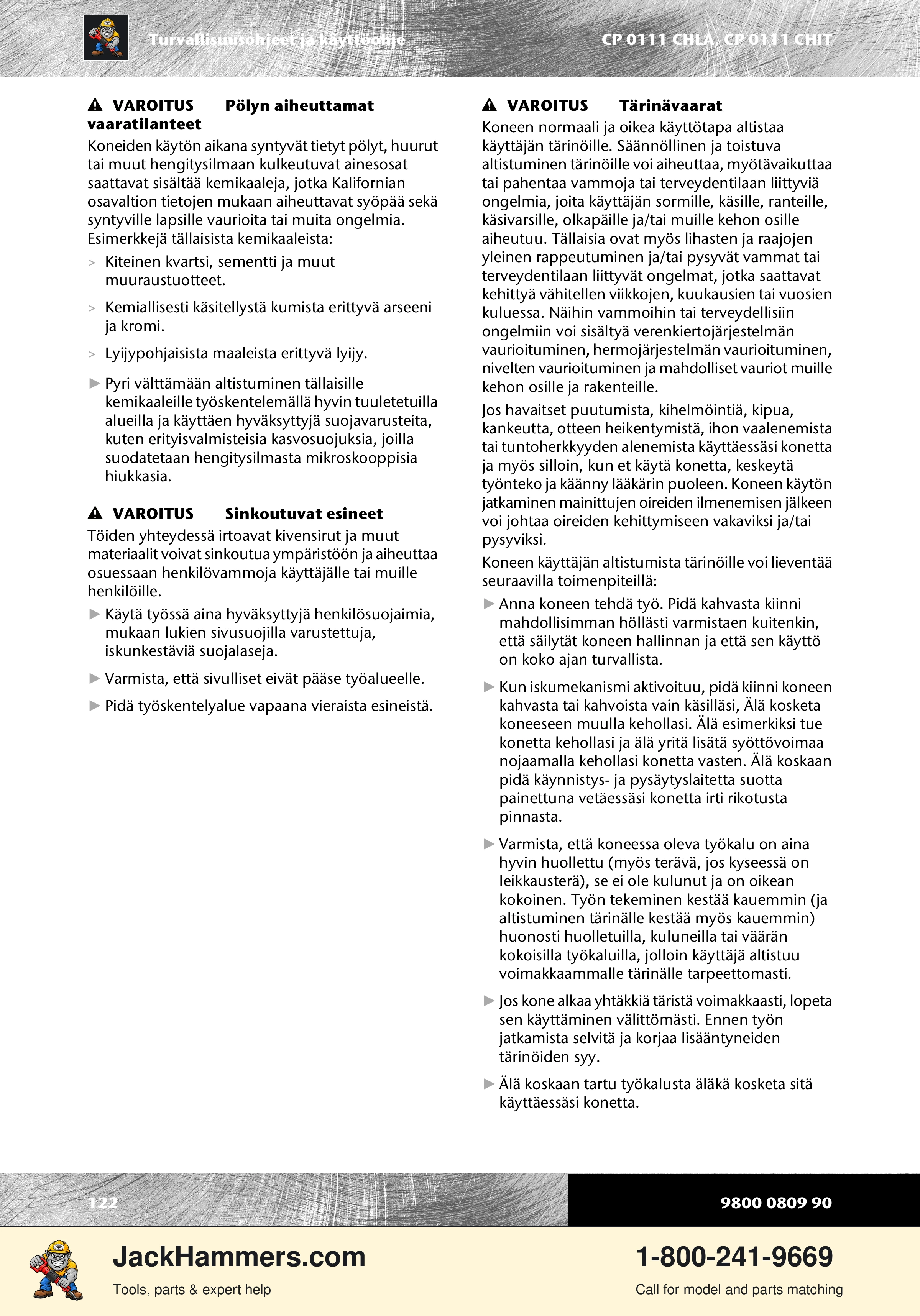 Chicago Pneumatic 0111 PDF page 122 of 176