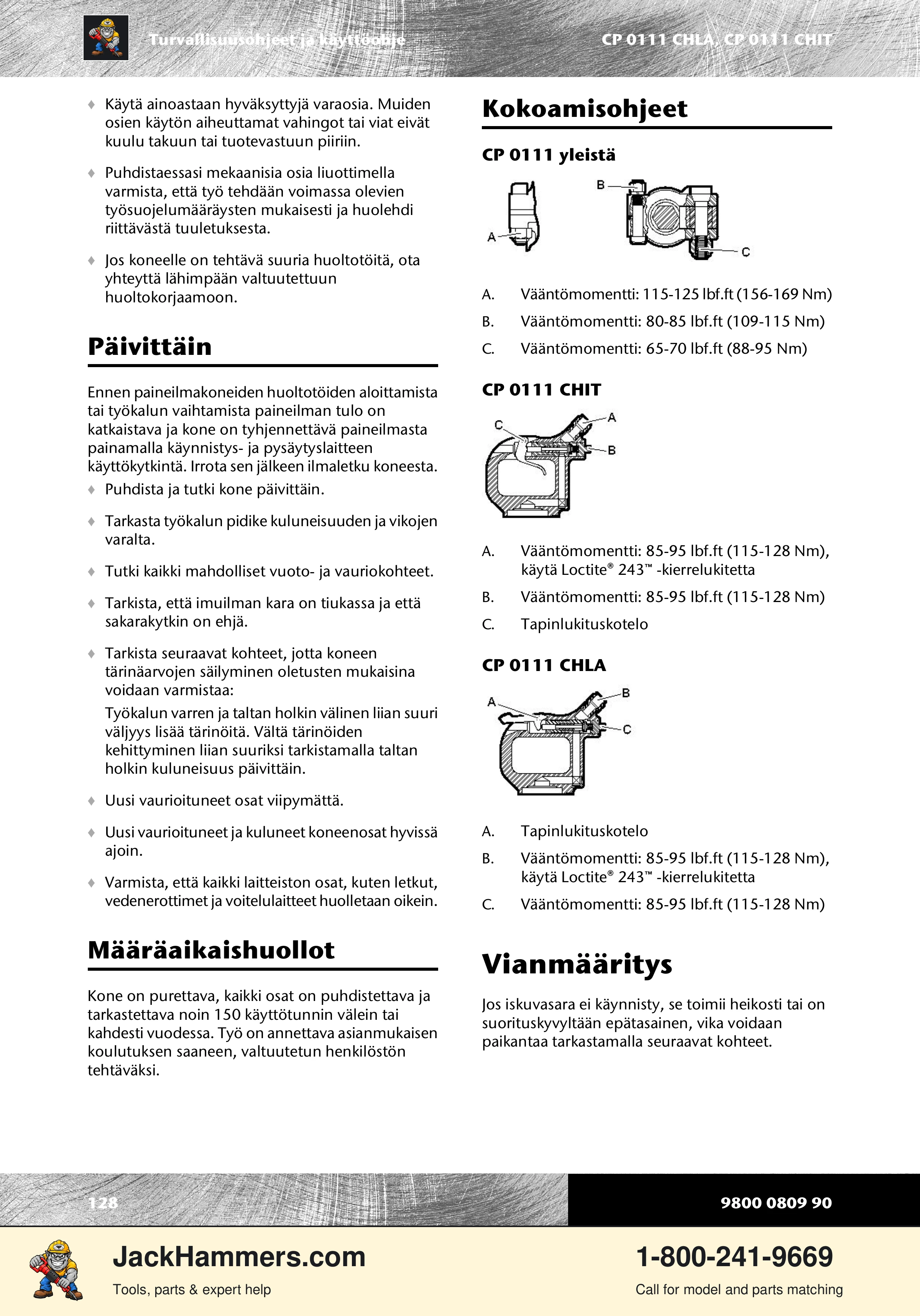 Chicago Pneumatic 0111 PDF page 128 of 176