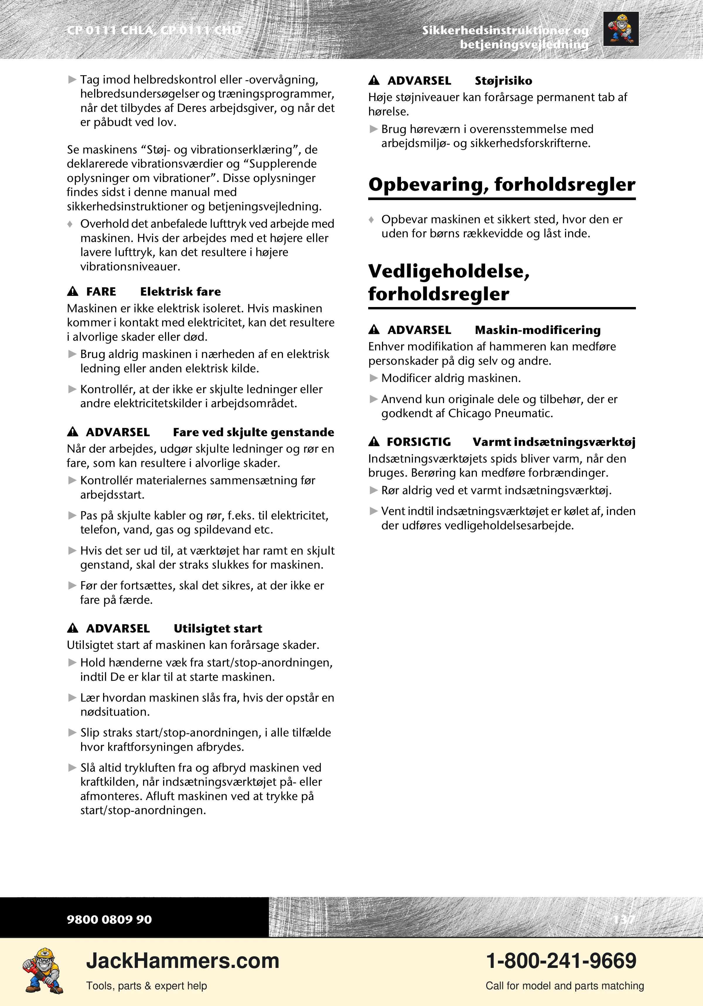 Chicago Pneumatic 0111 PDF page 137 of 176
