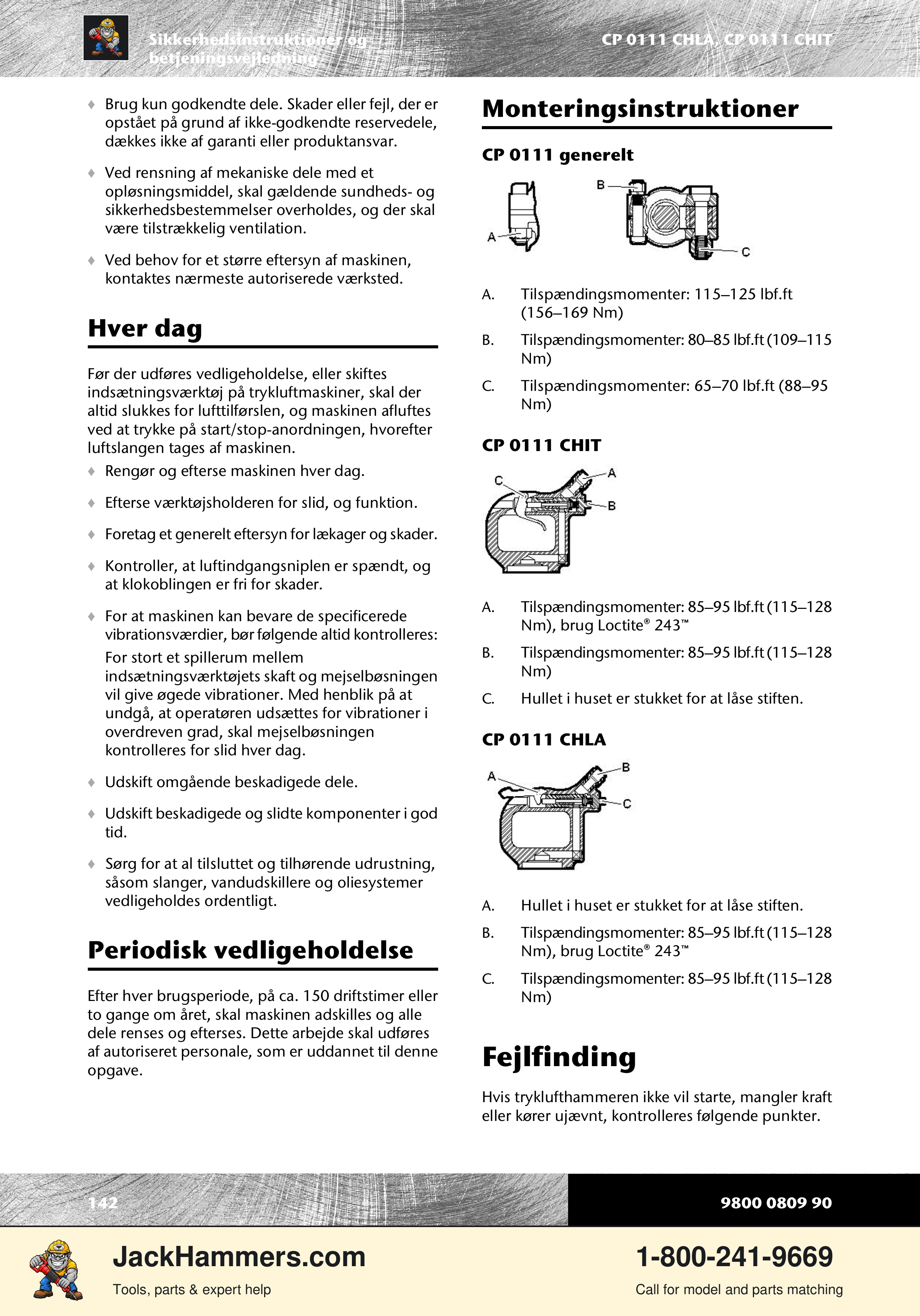 Chicago Pneumatic 0111 PDF page 142 of 176