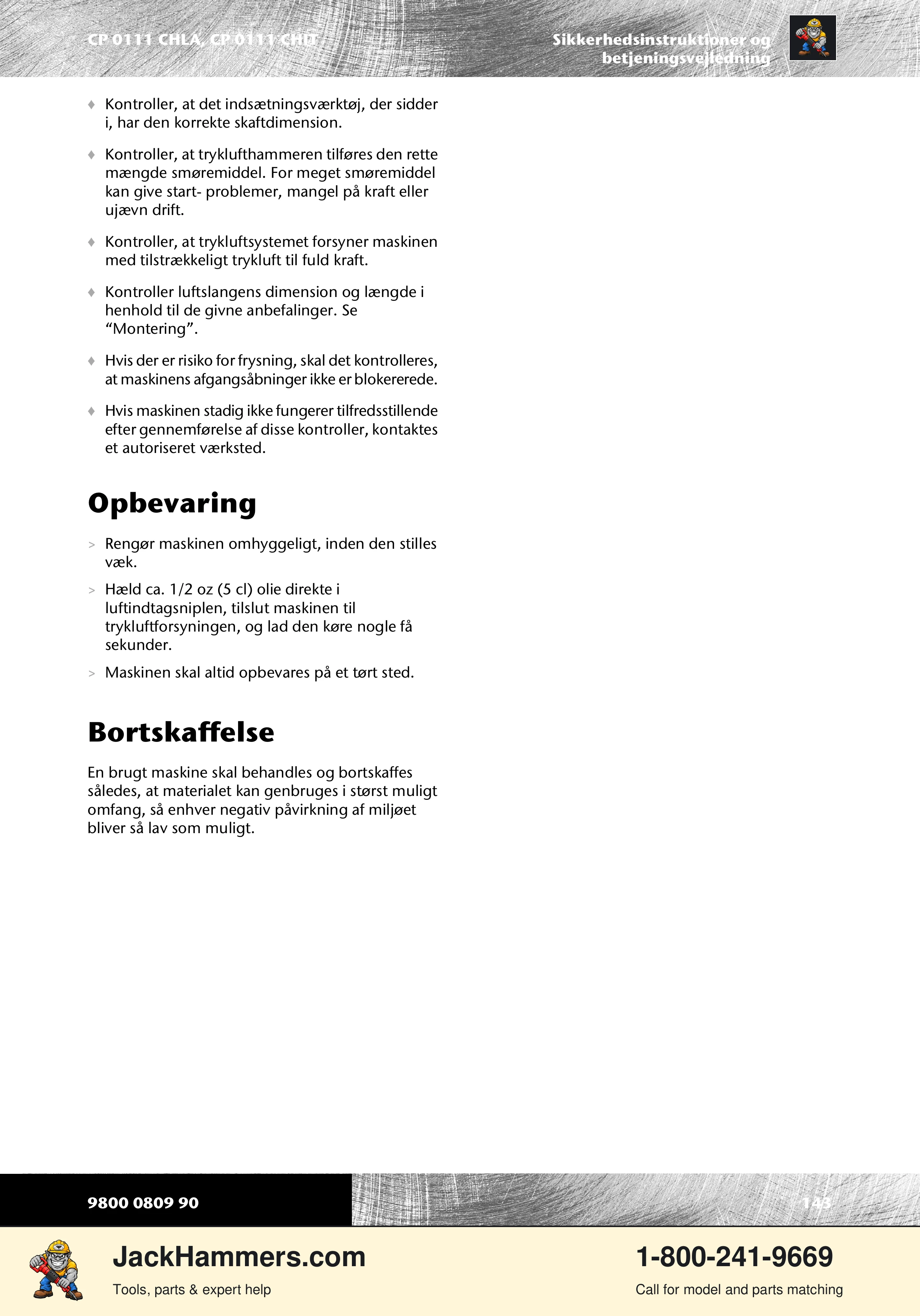 Chicago Pneumatic 0111 PDF page 143 of 176
