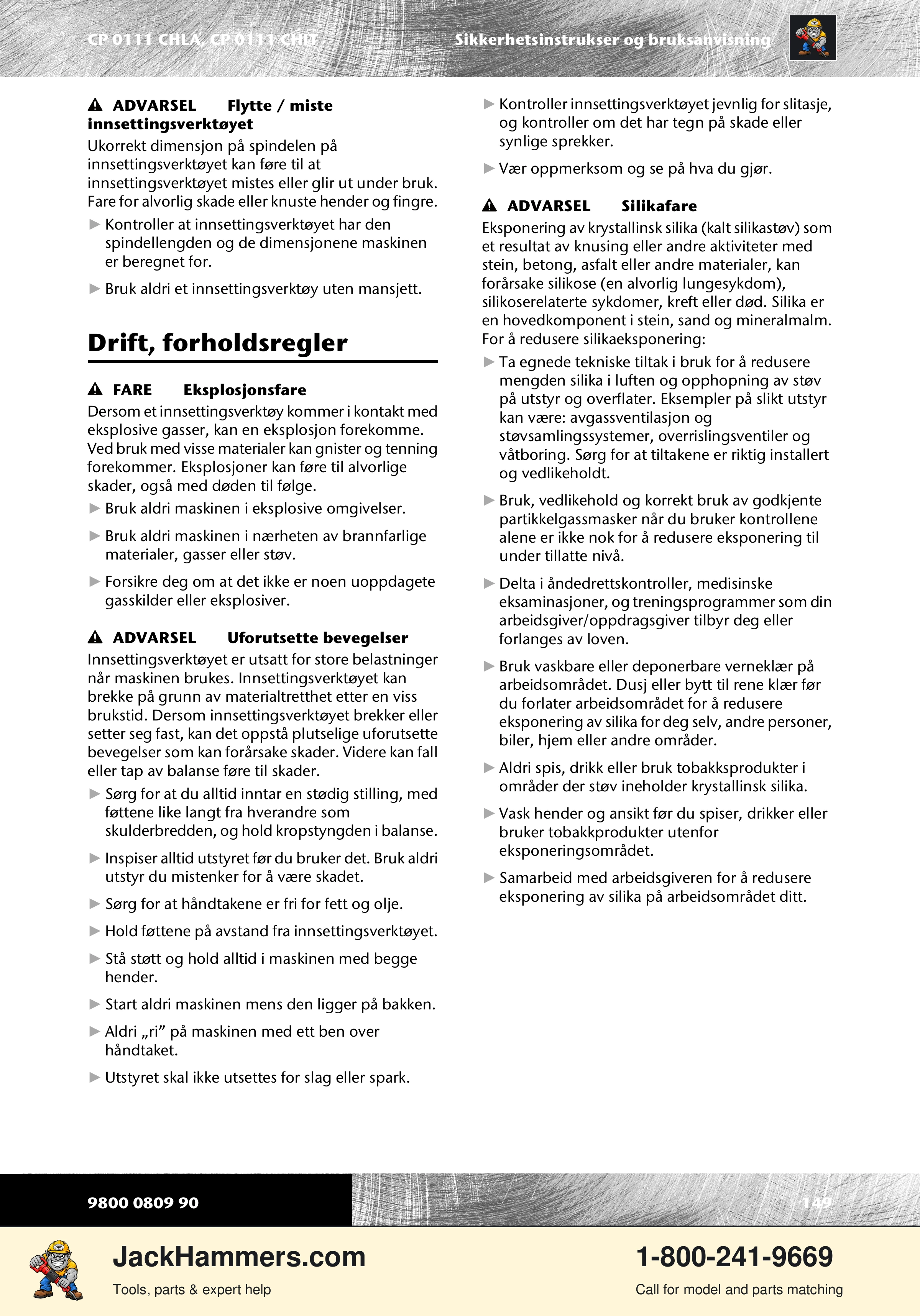 Chicago Pneumatic 0111 PDF page 149 of 176