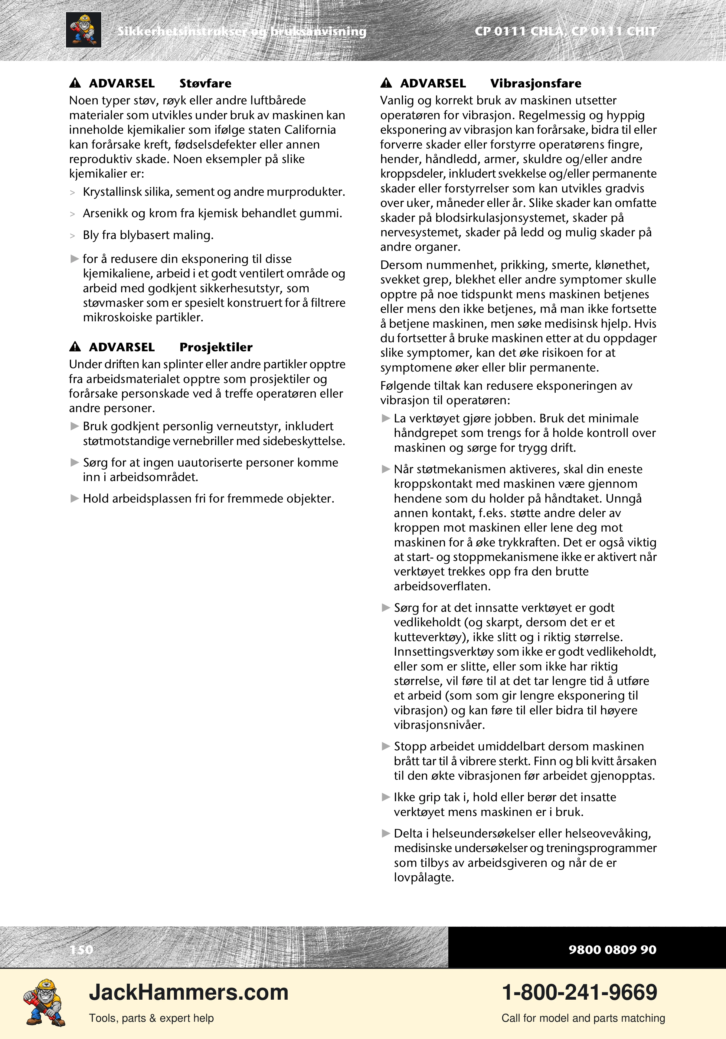 Chicago Pneumatic 0111 PDF page 150 of 176