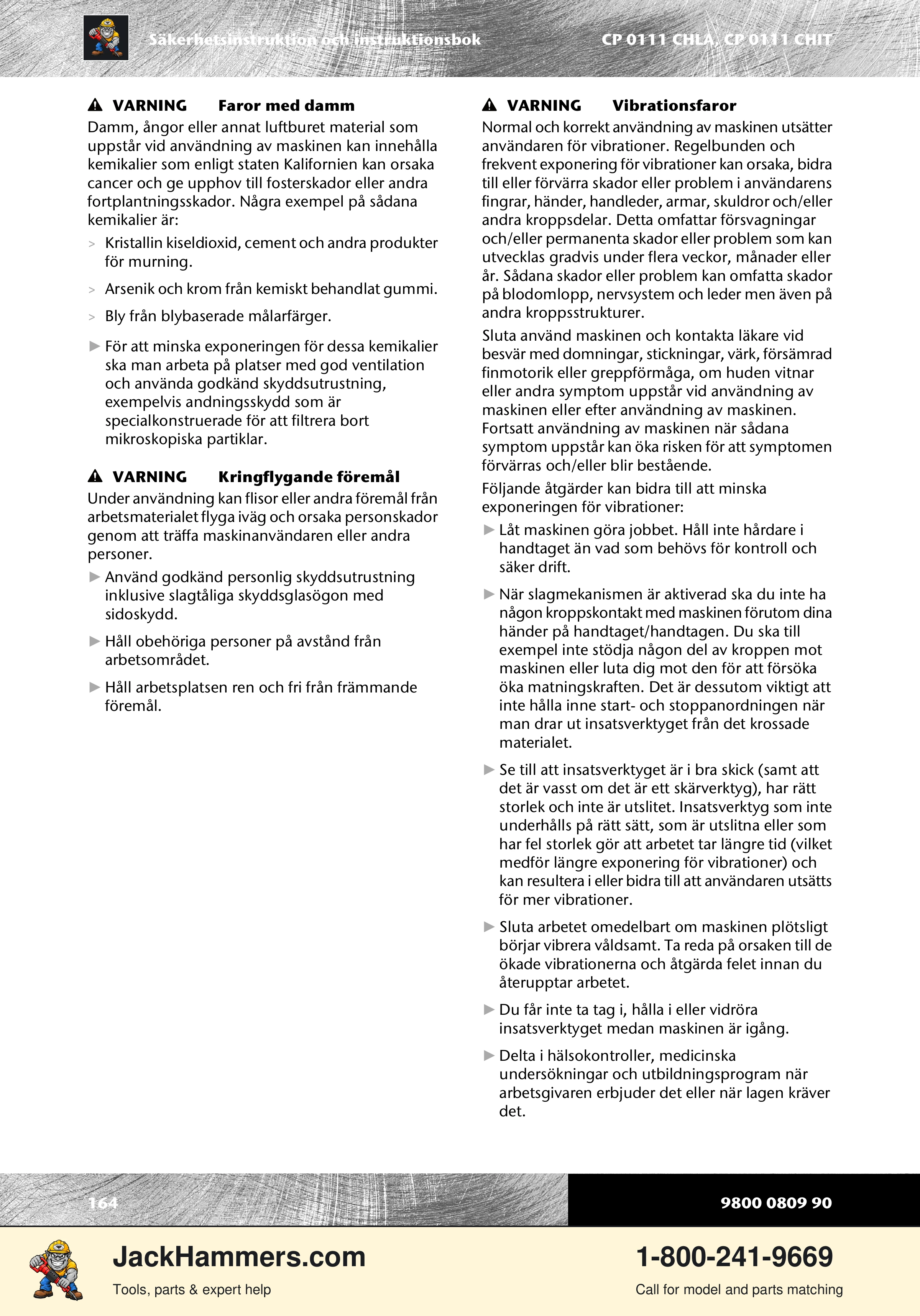 Chicago Pneumatic 0111 PDF page 164 of 176