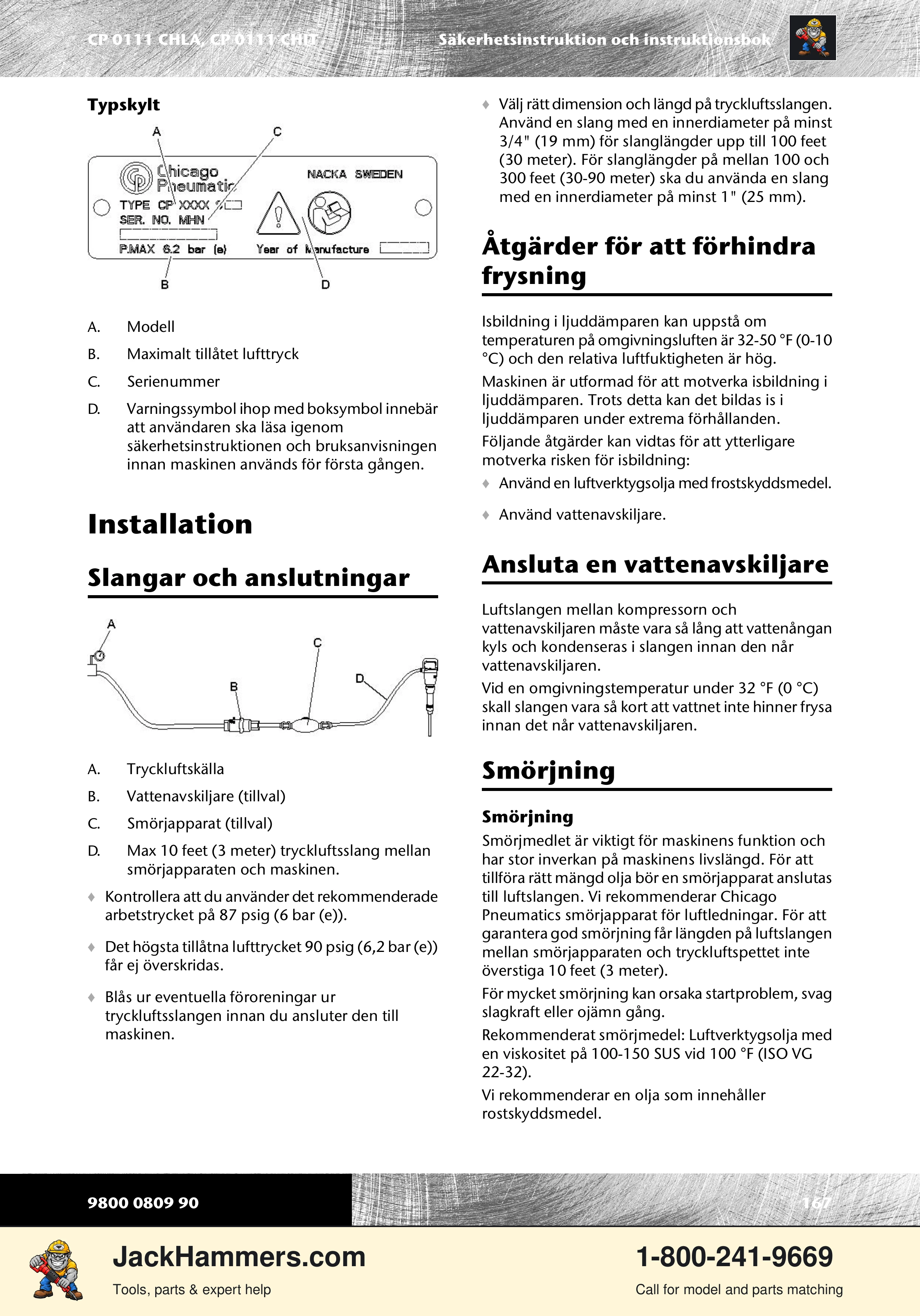 Chicago Pneumatic 0111 PDF page 167 of 176
