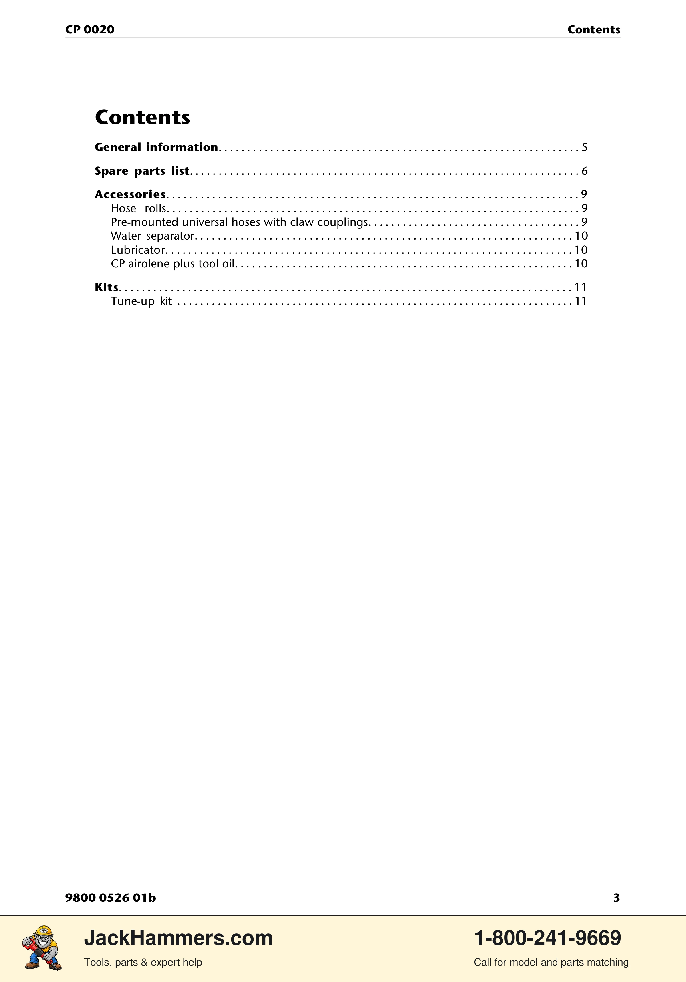Chicago Pneumatic CP 0020 PDF page 3 of 16