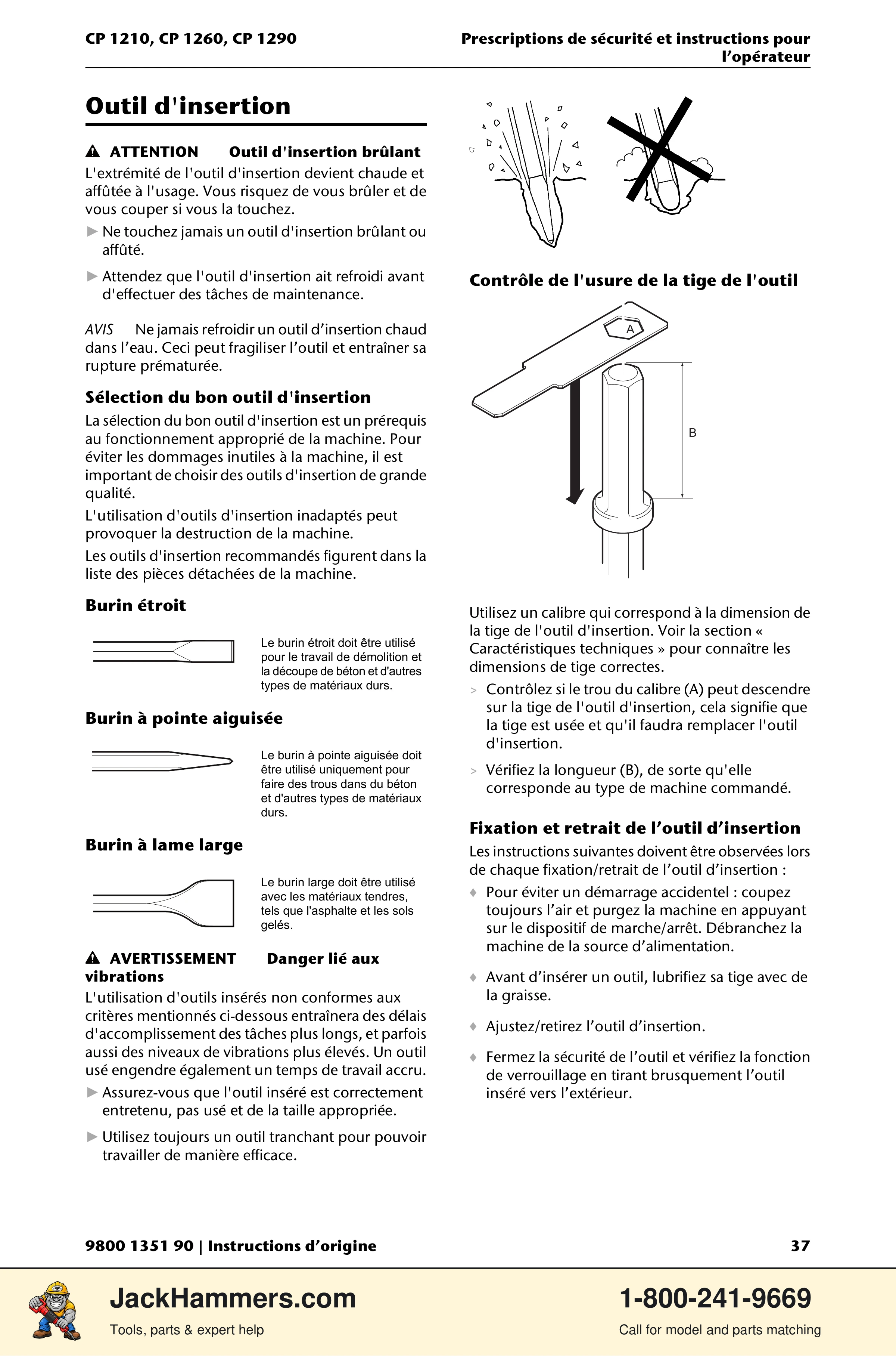 Chicago Pneumatic 1210 / 1260 / 1290 PDF page 37 of 268