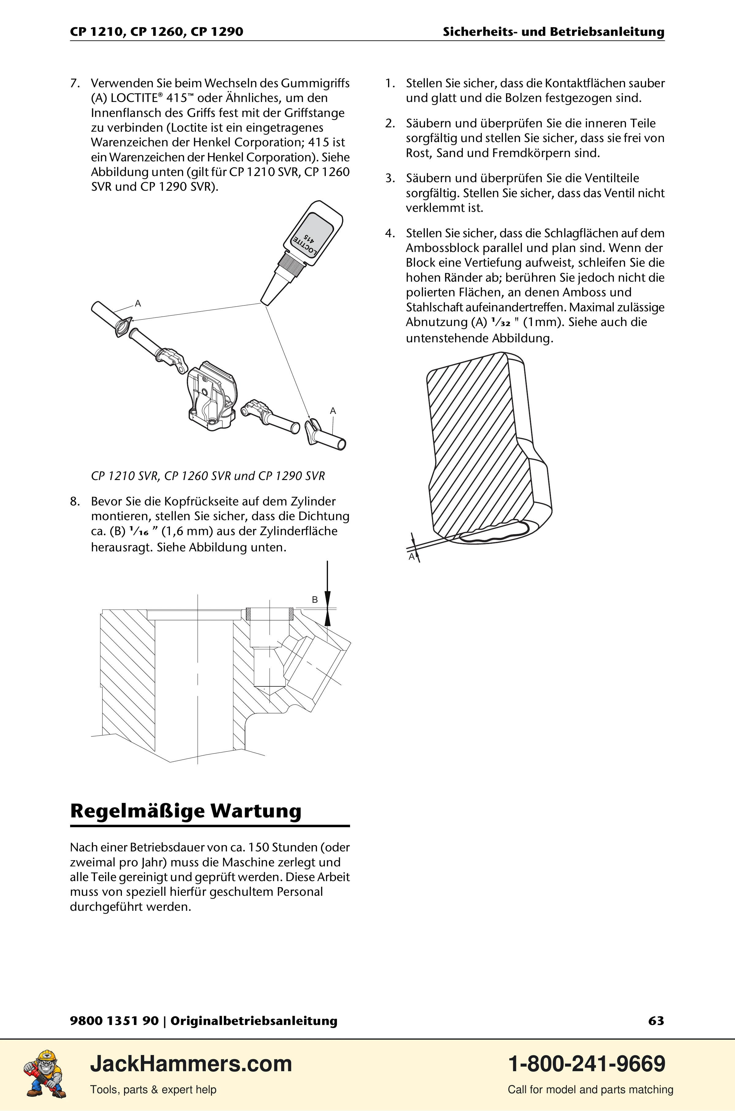 Chicago Pneumatic 1210 / 1260 / 1290 PDF page 63 of 268