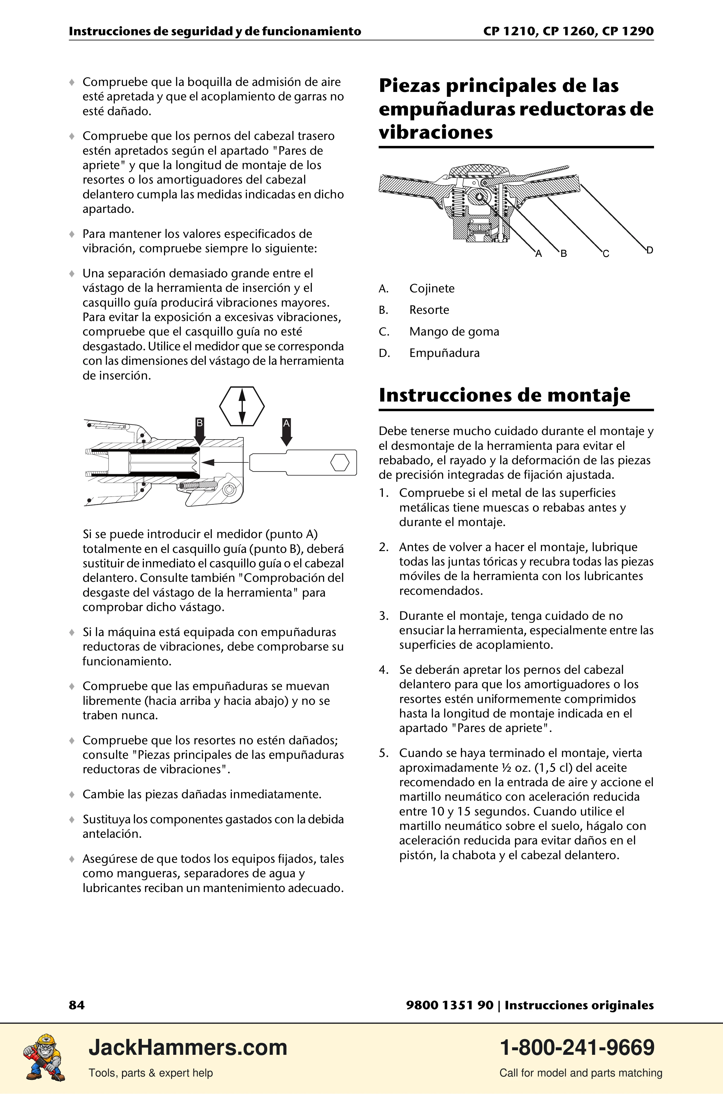 Chicago Pneumatic 1210 / 1260 / 1290 PDF page 84 of 268