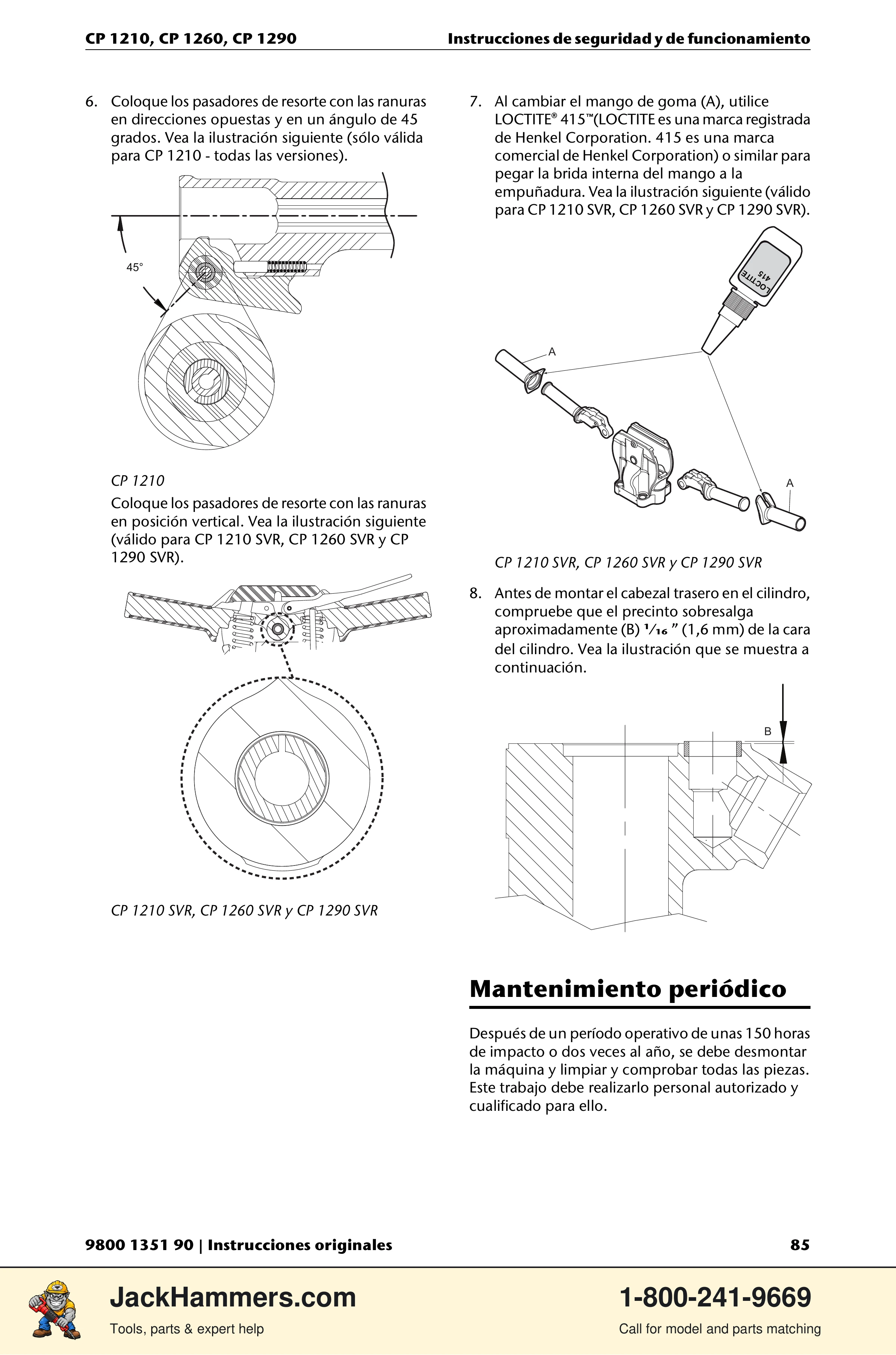 Chicago Pneumatic 1210 / 1260 / 1290 PDF page 85 of 268