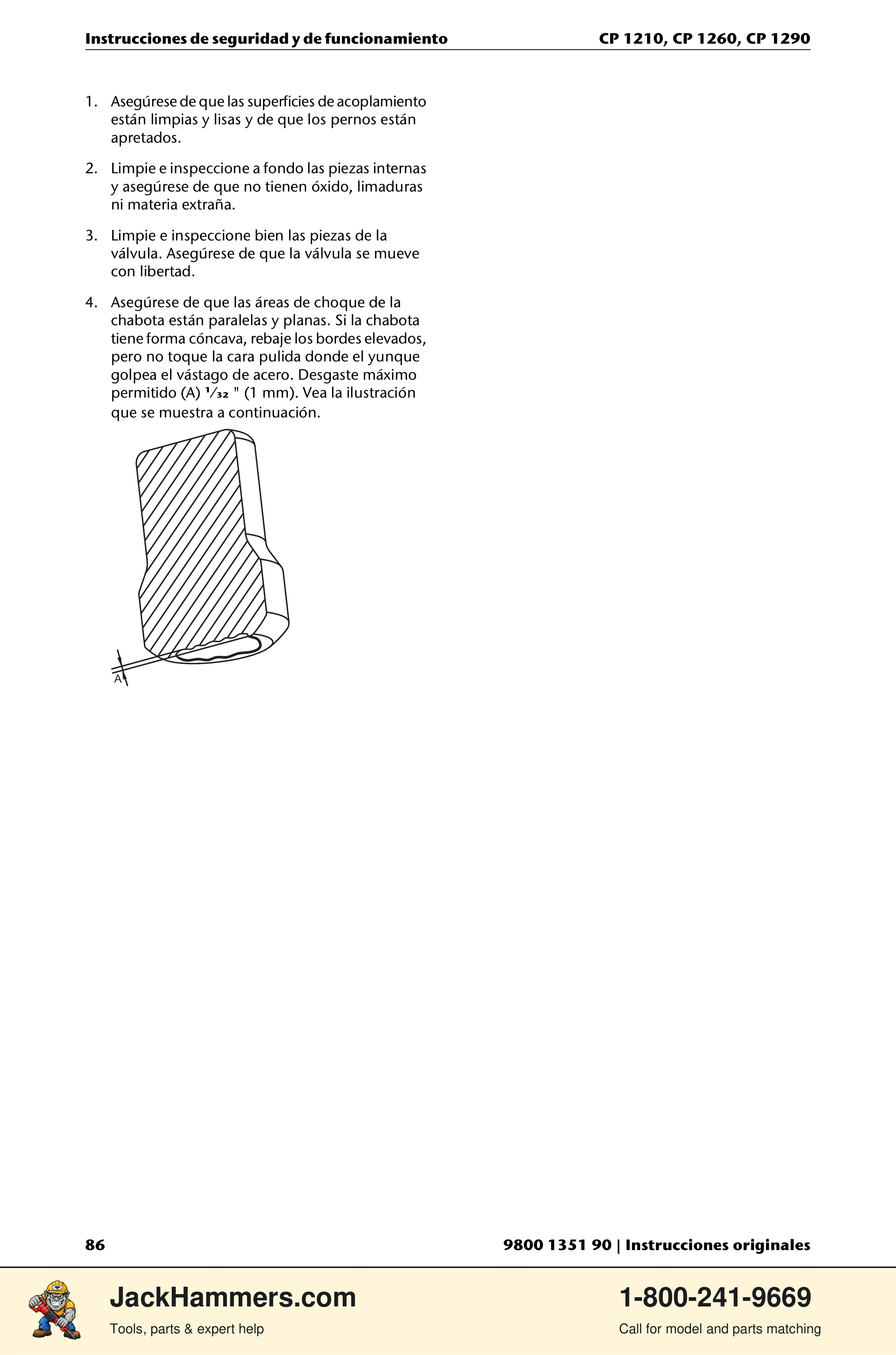 Chicago Pneumatic 1210 / 1260 / 1290 PDF page 86 of 268