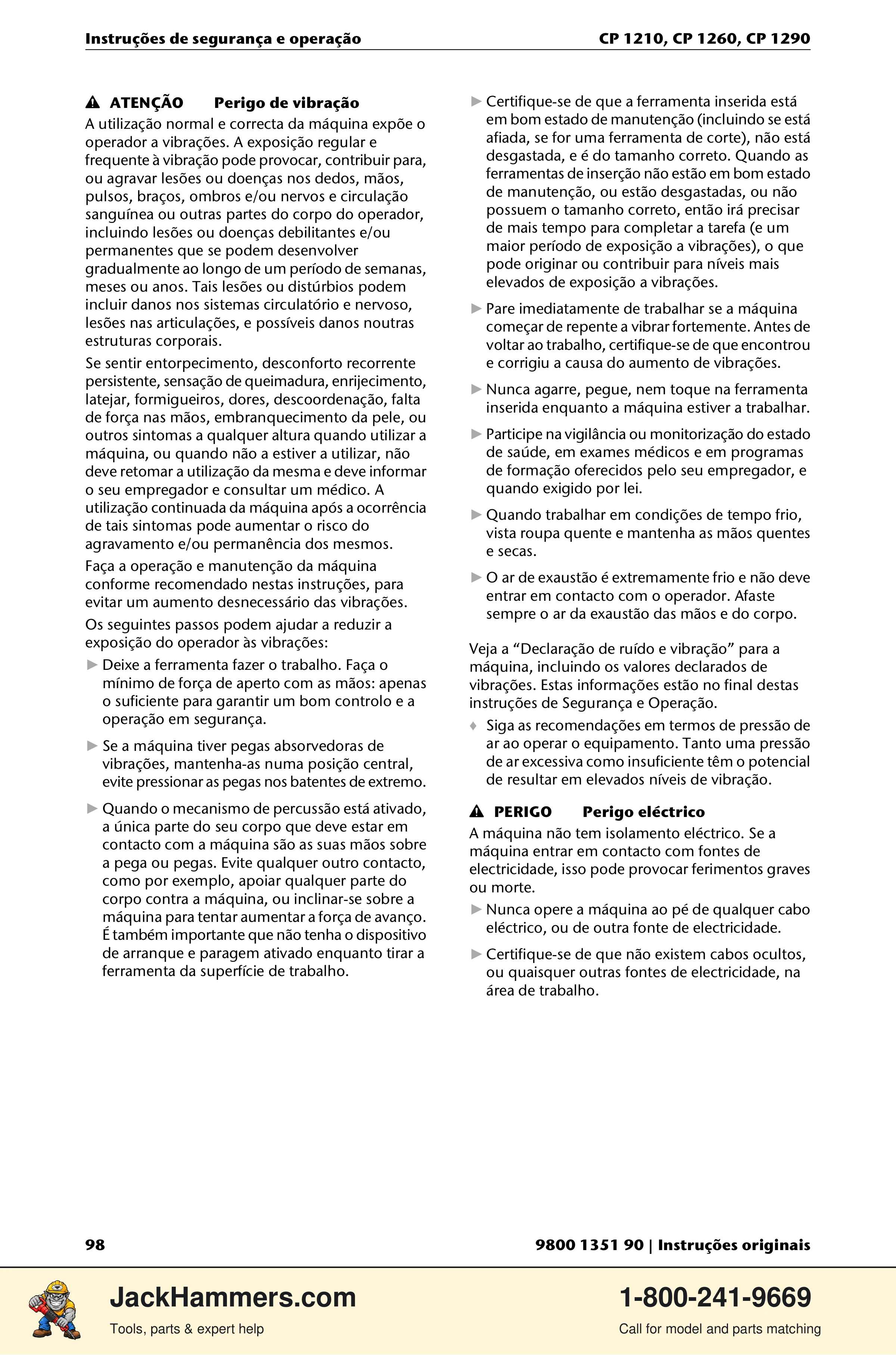 Chicago Pneumatic 1210 / 1260 / 1290 PDF page 98 of 268